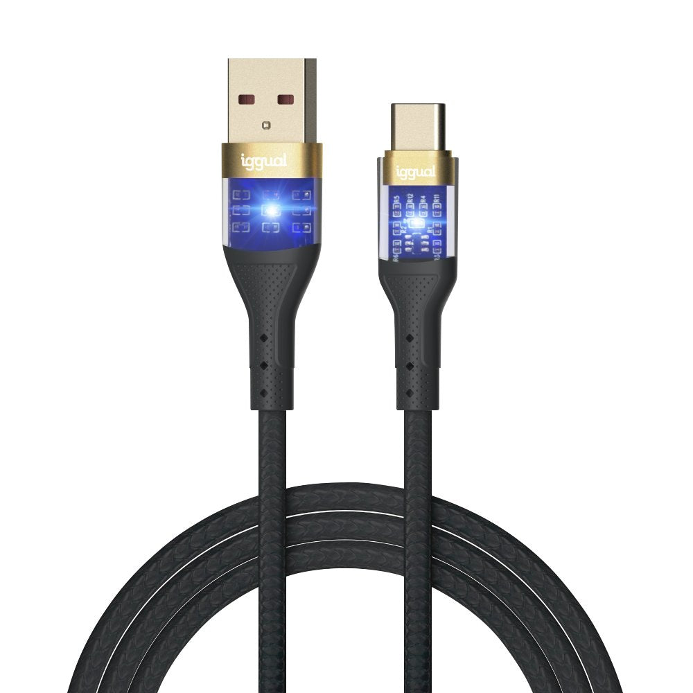 EAN 8435364319994 - iggual IGG319994 cable USB USB 2.0 1 m USB A USB C Negro imagen 1