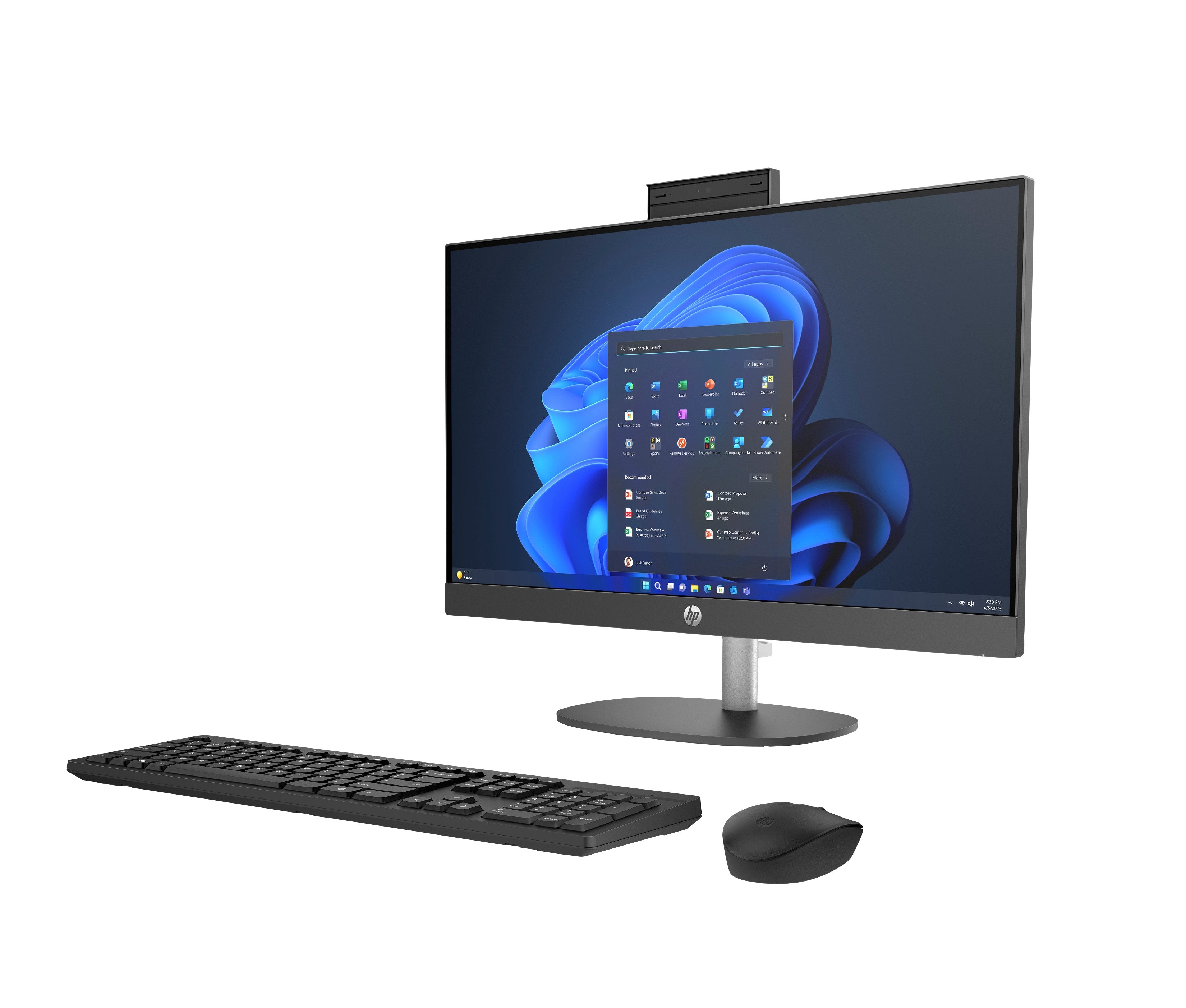 EAN 198415323972 - HP ProOne 245 G10 AMD Ryzen™ 5 7520U 60,5 cm (23.8") 1920 x 1080 Pixeles PC todo en uno 16 GB LPDDR5-SDRAM imagen 3