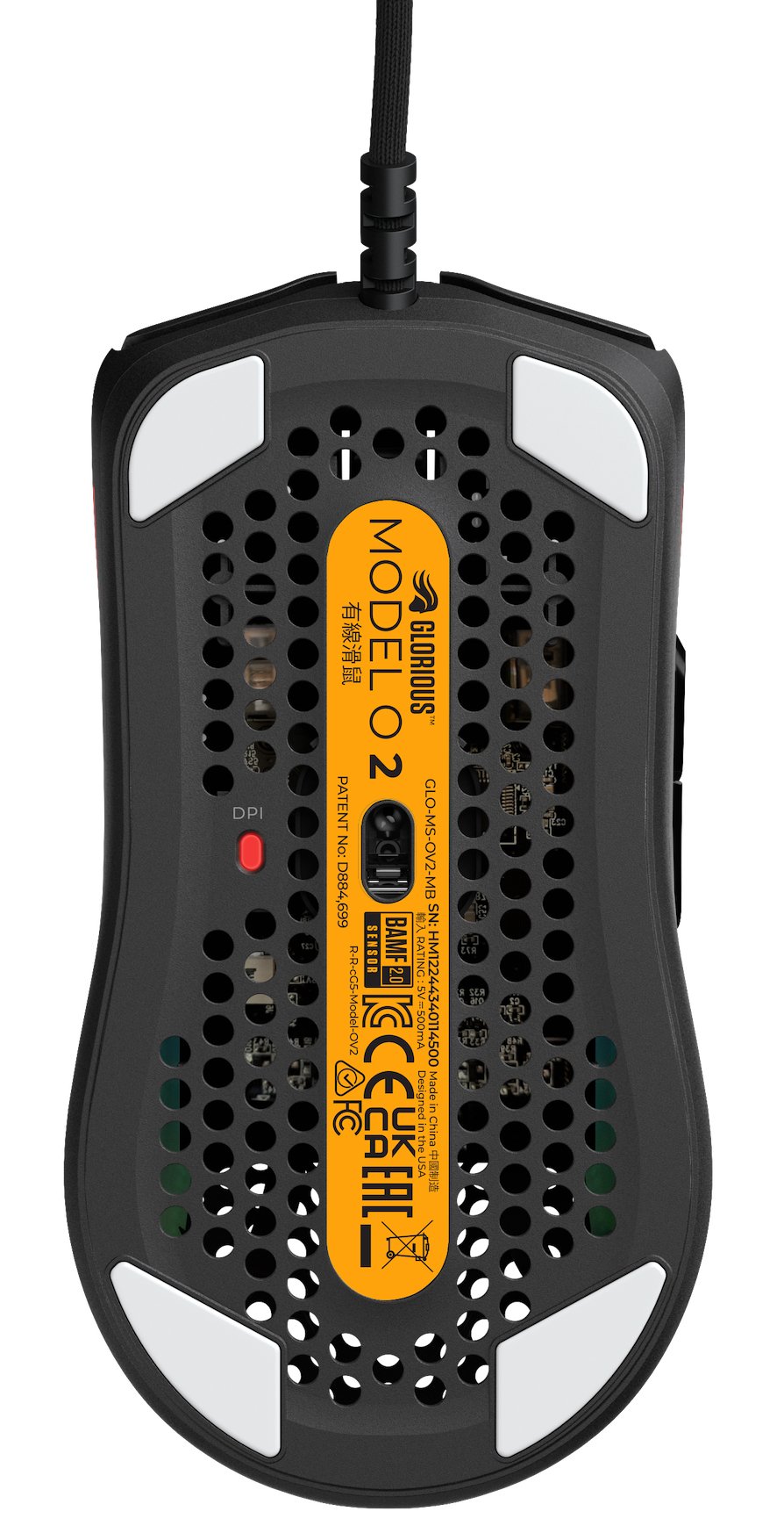 Ratón Glorious Pc Gaming Race O. 2 Juego Mano Derecha Usb Tipo A Óptico 26000 Dpi