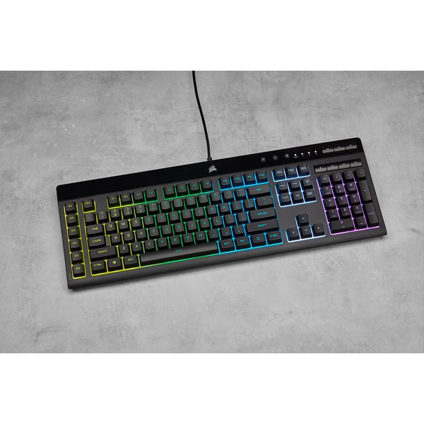 EAN 0840006631736 - Corsair K55 RGB PRO teclado Juego USB QWERTY Español Negro imagen 8
