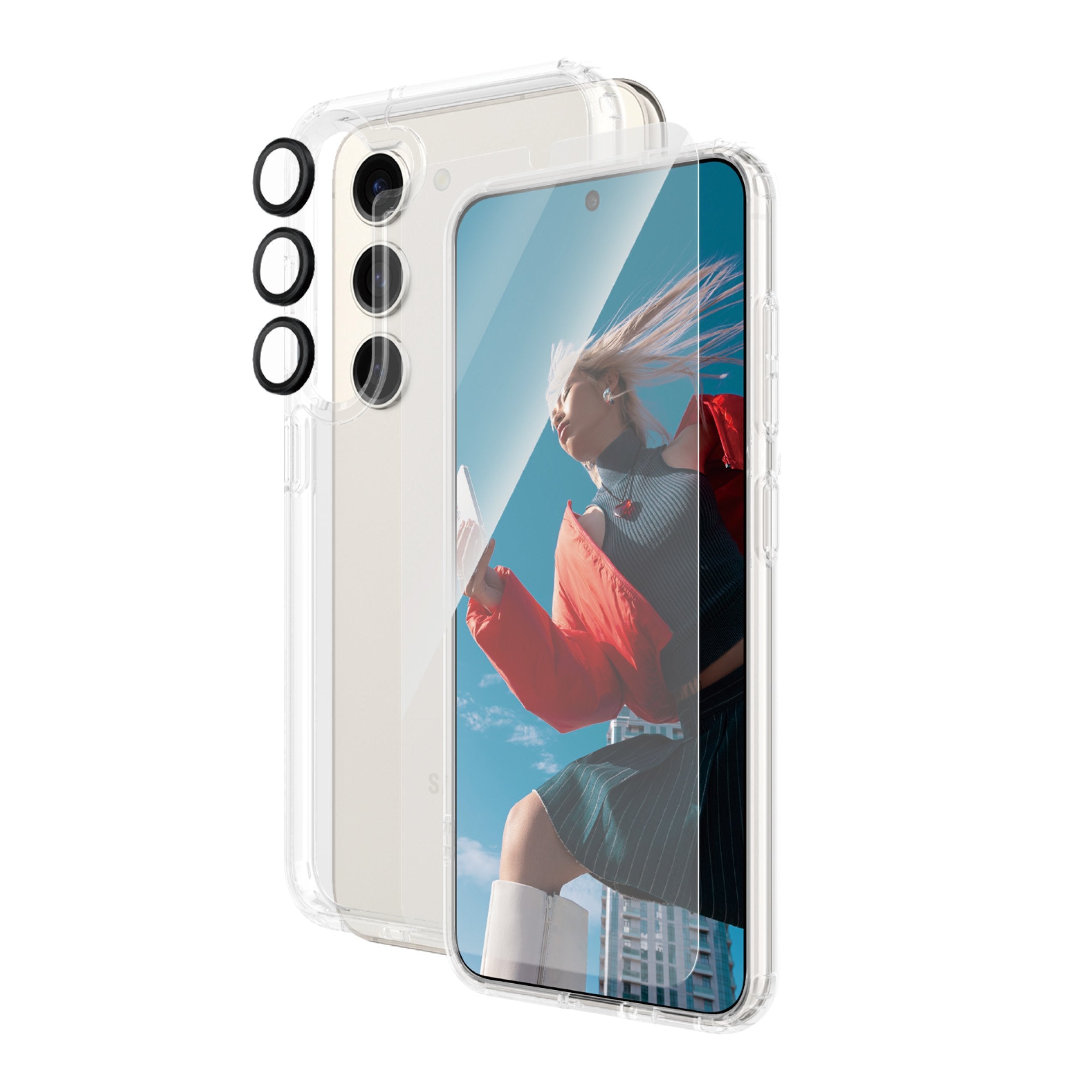 Panzerglass 3-In-1 Pack Samsung Galaxy S24 -Ultra-Wide Fit