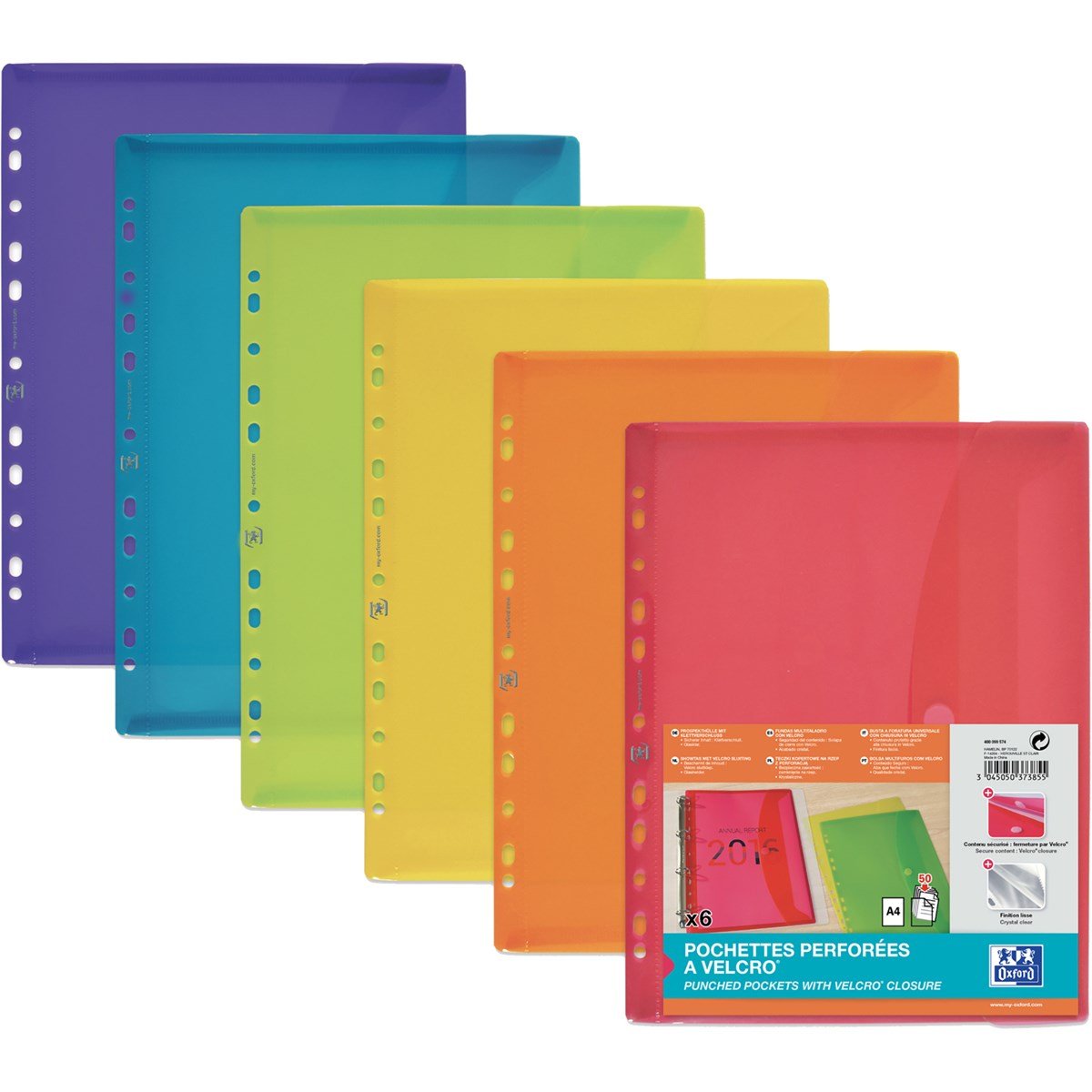 Oxford Brieftaschen Din A4 Abgerundete Ecken 6mk