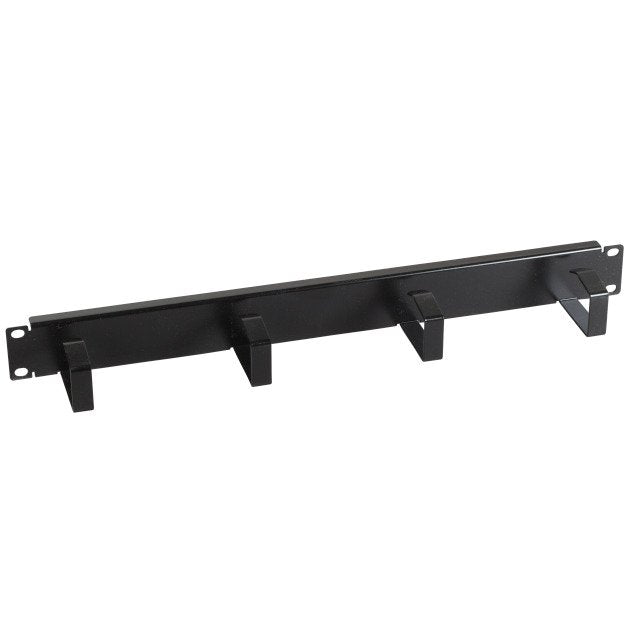 Panel De Gestión De Cables Efb 19 "1u, 5 Soportes, Acero, Negro