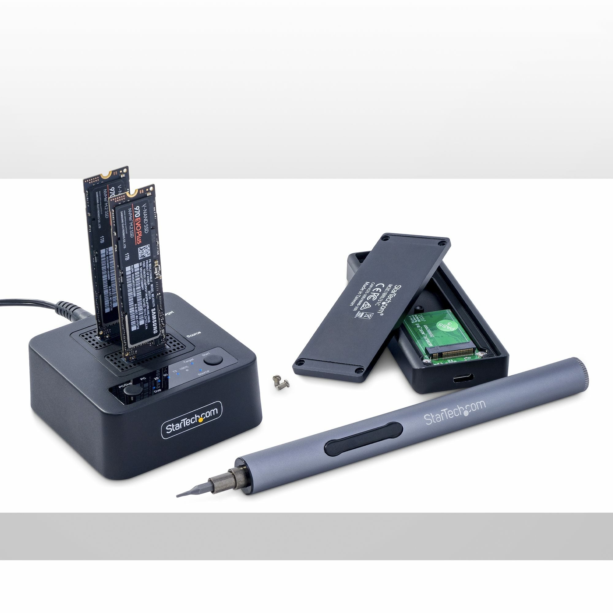 EAN 0065030898003 - StarTech.com M2-HDD-DUPLICATOR-N1 duplicador de datos y soporte Duplicador de HDD/ SSD (discos duros/unid imagen 6