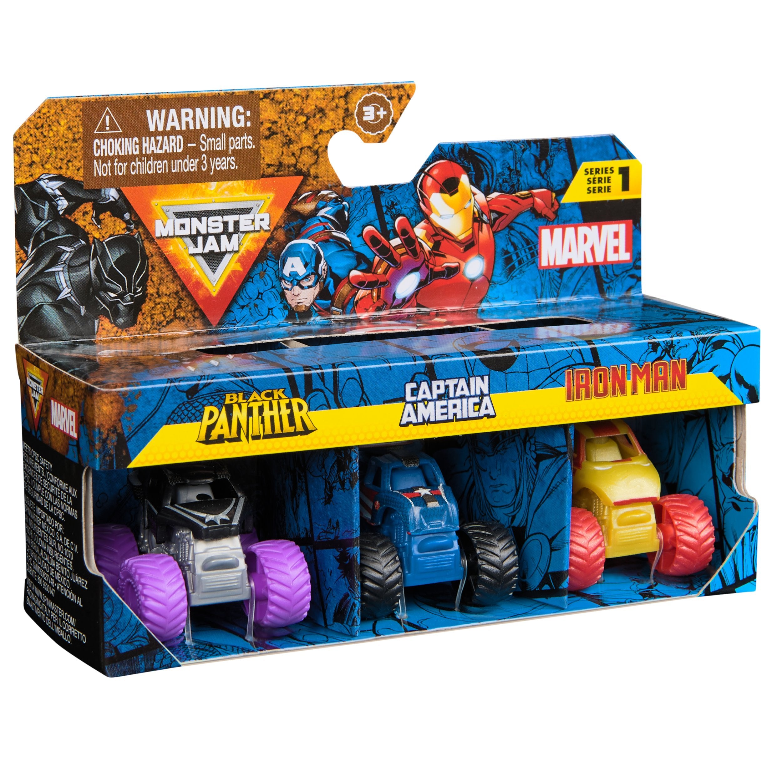 EAN 0681147039759 - Monster Jam Marvel Mini Monster Truck 3-Pack imagen 9