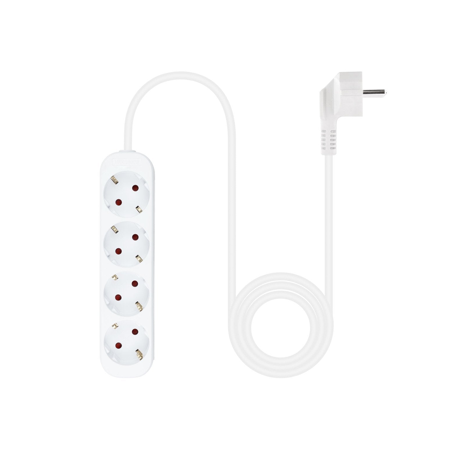 Nanocable Regleta 4 Tomas - 1.4m - Blanco
