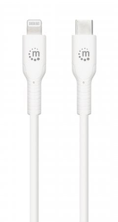 EAN 0766623394529 - Manhattan 394529 cable de teléfono móvil Blanco 2 m USB C Lightning imagen 4