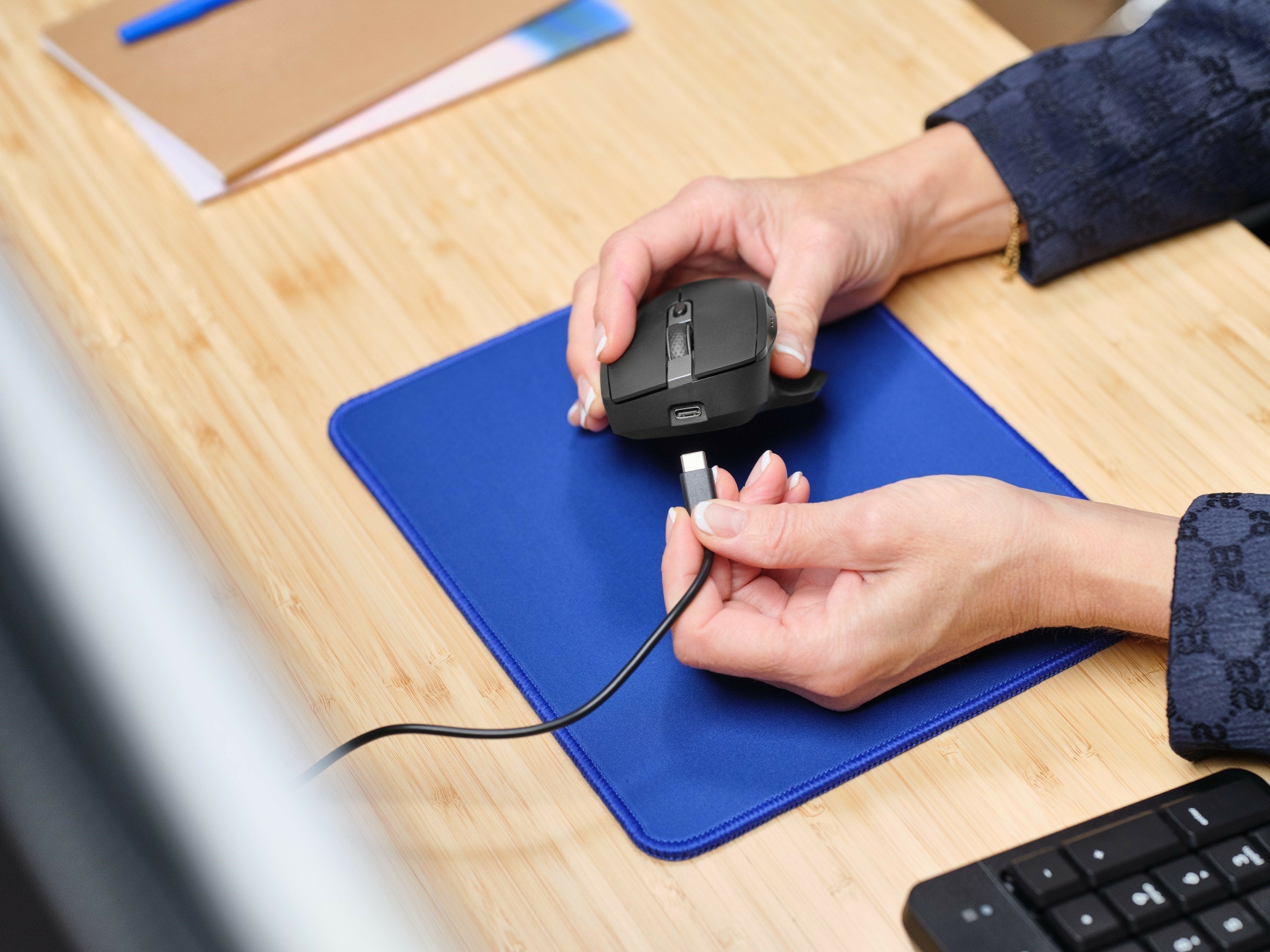 Ratón Inalámbrico Por Bluetooth Trust Ozaa+ Batería Recargable Hasta 3200 Dpi