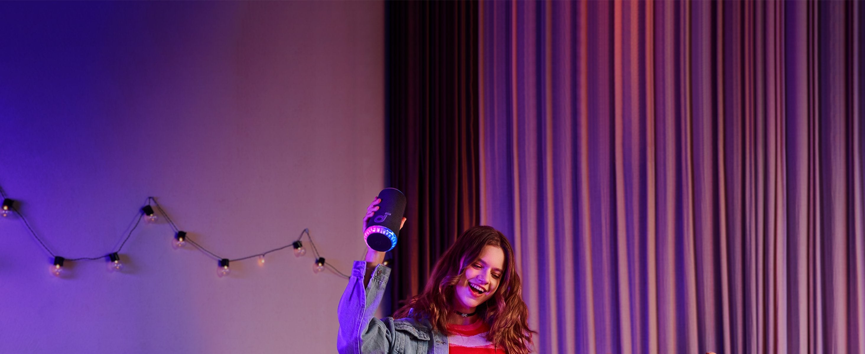 Altavoz Soundcore Glow Portátil Bt, Negro