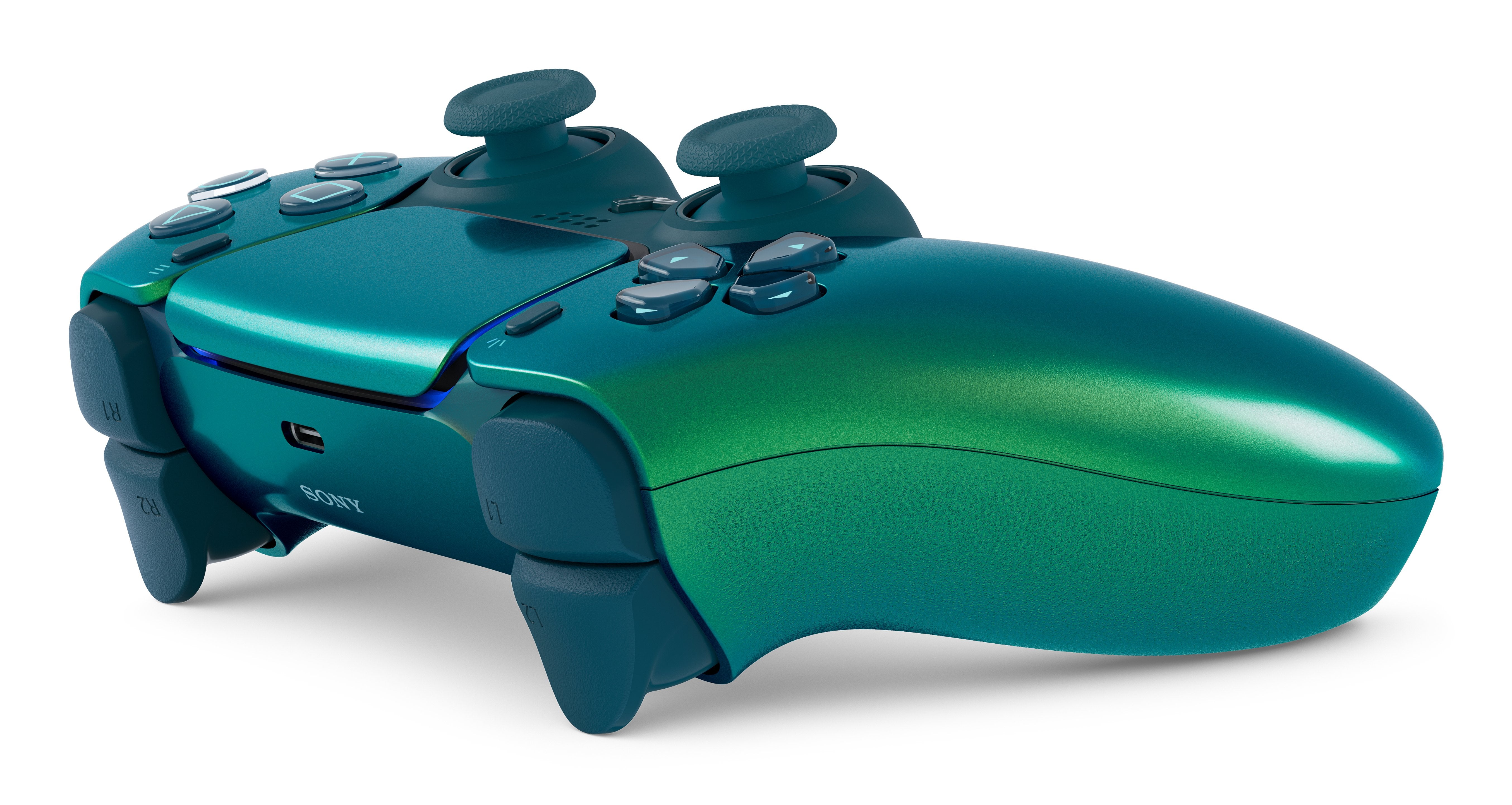 EAN 0711719023913 - Sony DualSense Verde azulado Bluetooth/USB Gamepad Analógico/Digital PlayStation 5, Android, MAC, PC, iOS imagen 4