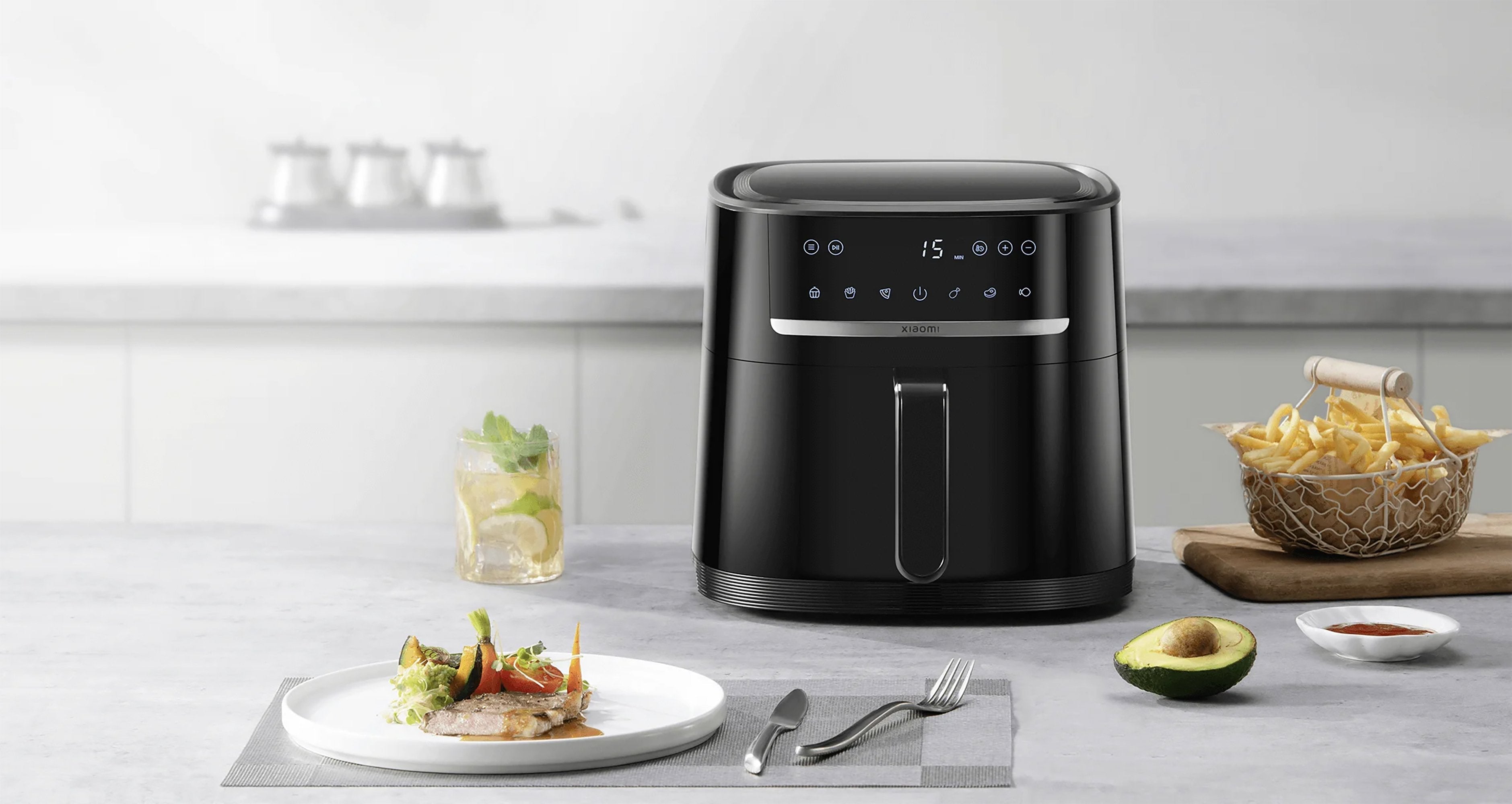 Freidora De Aire Xiaomi Air Fryer 6l Maf08 Sencillo 1500 W Negro