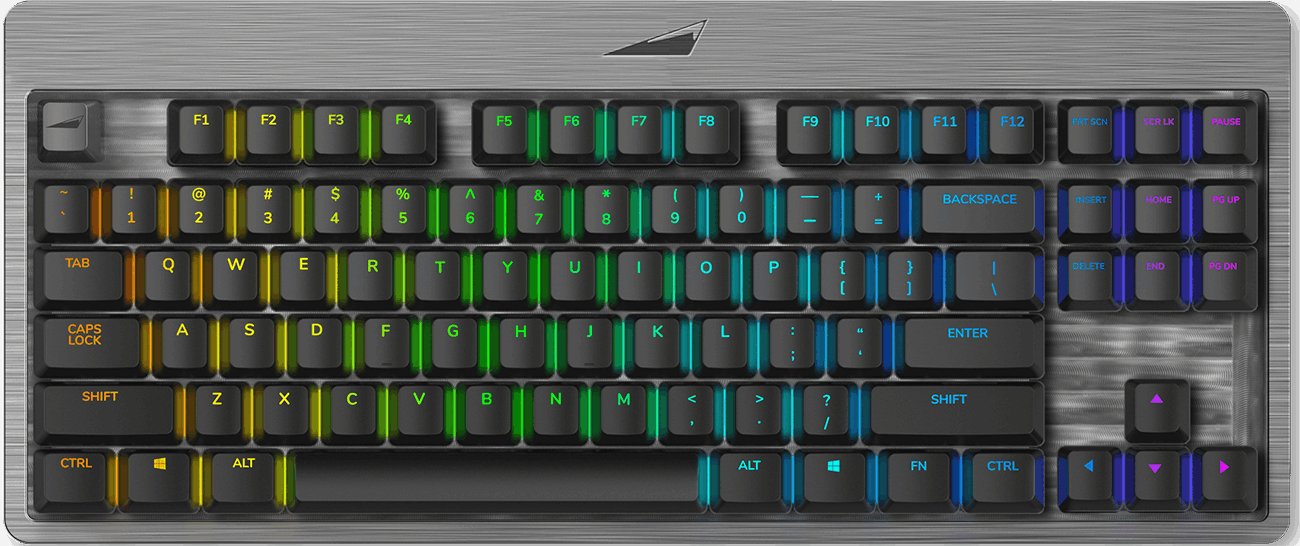 EAN 8720254075921 - Mountain Everest Core teclado Juego USB QWERTZ Alemán Gris imagen 1