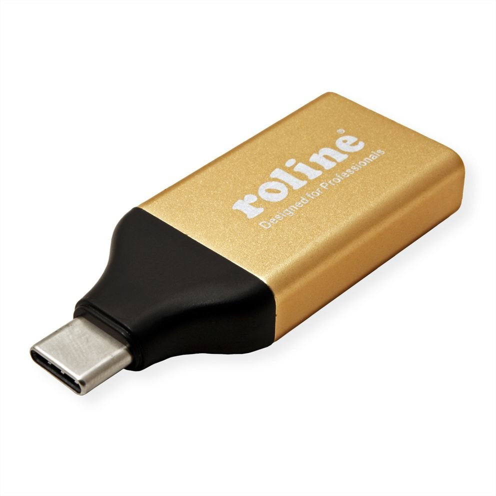 EAN 7630049618800 - ROLINE 12.03.3232 Adaptador gráfico USB 4096 x 2560 Pixeles Oro imagen 3