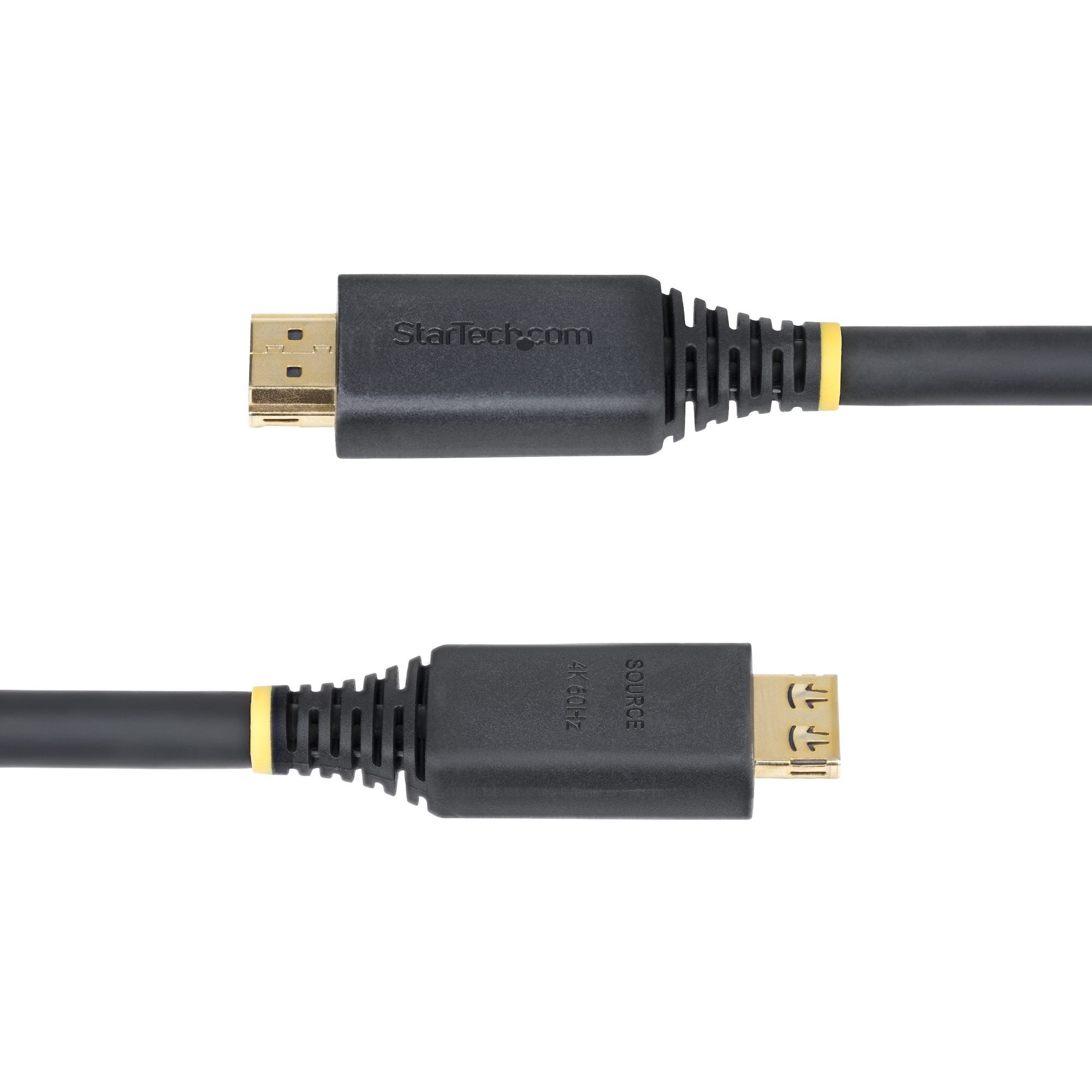 Cable Startech.Com High Speed Hdmi Hdmi Macho A Hdmi Macho 10 M Blindado Negro Sin Halógenos Activo Admite 4k60hz Soporte 1440p (Uwqhd) A 144hz 1080p Hasta 240hz