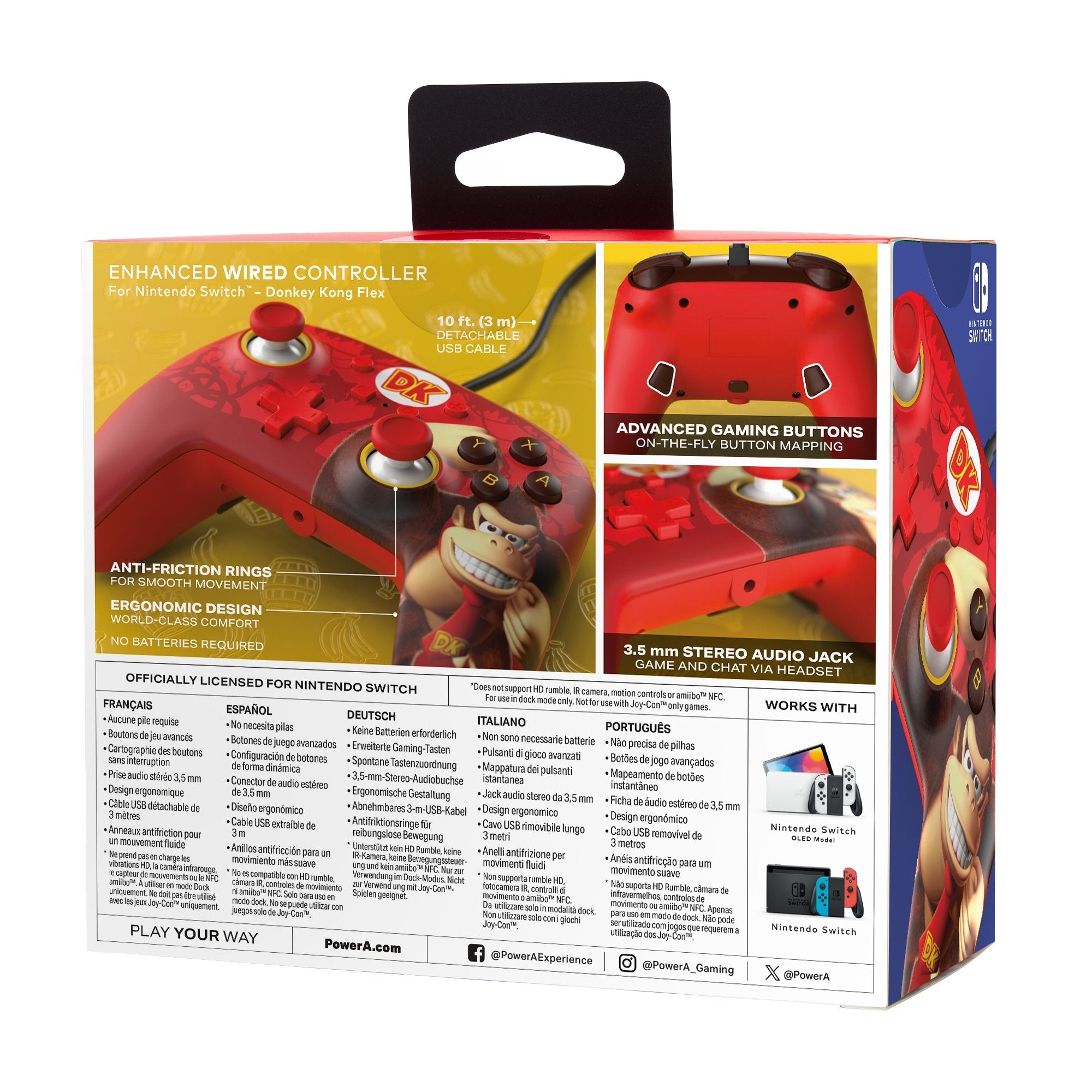 Mando Switch Donkey Kong Flex Wrls Controller
