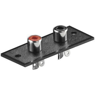 Goobay Cp 02 2x Rca Fm Negro, Rojo