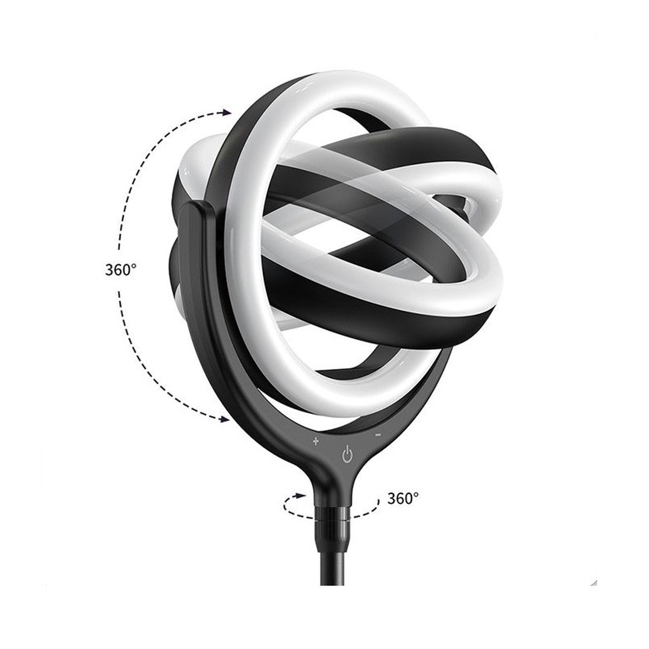 Soporte De Escritorio Para Transmisión Con Anillo De 8 Inch