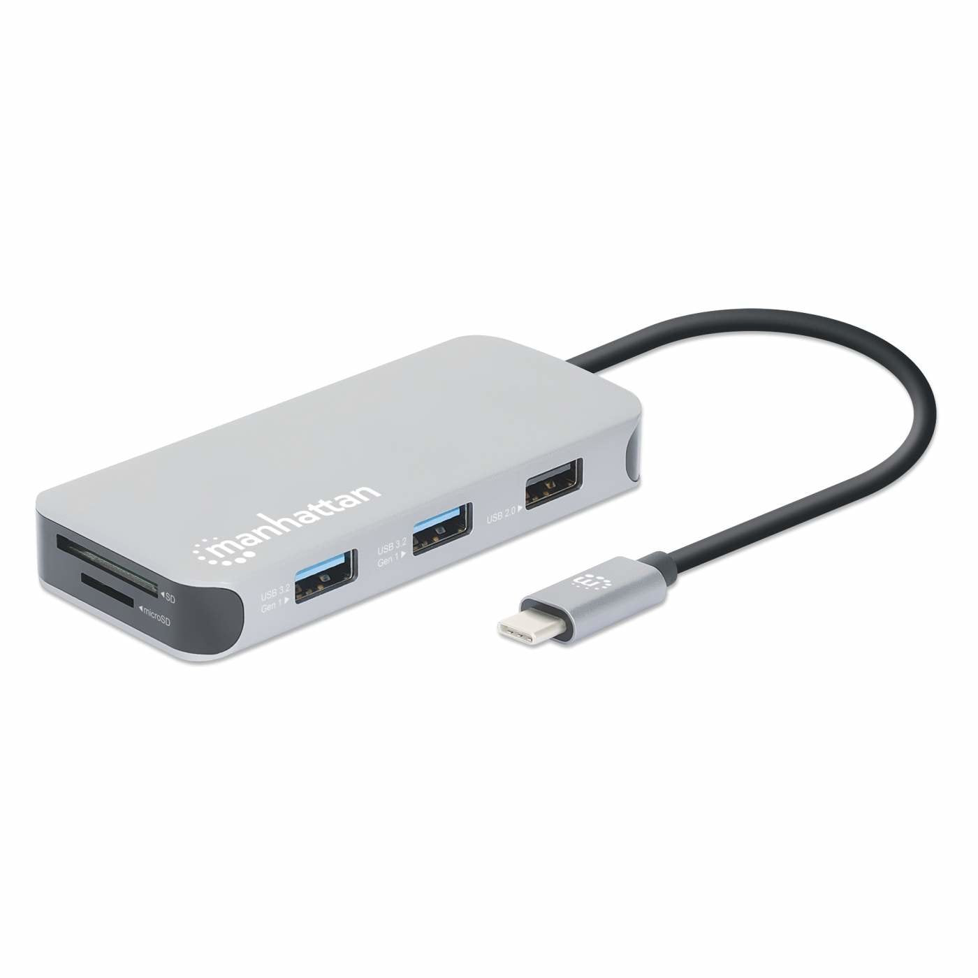 EAN 0766623130615 - Manhattan 130615 base para portátil y replicador de puertos Alámbrico USB 3.2 Gen 1 (3.1 Gen 1) Type-C Al imagen 1