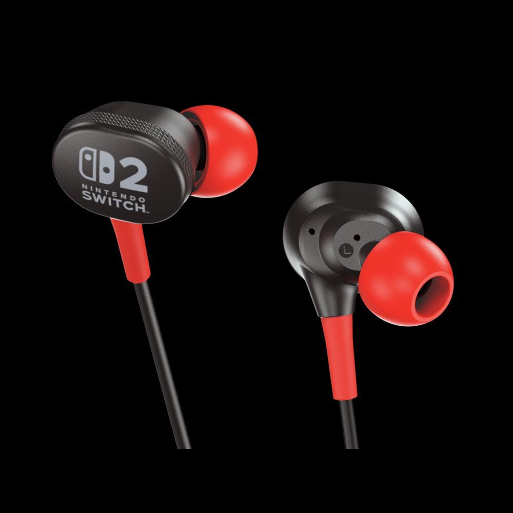 EAN 0617885154317 - PowerA Wired Earbuds for Nintendo Switch 2 Auriculares Alámbrico Dentro de oído Juego Negro, Rojo imagen 2