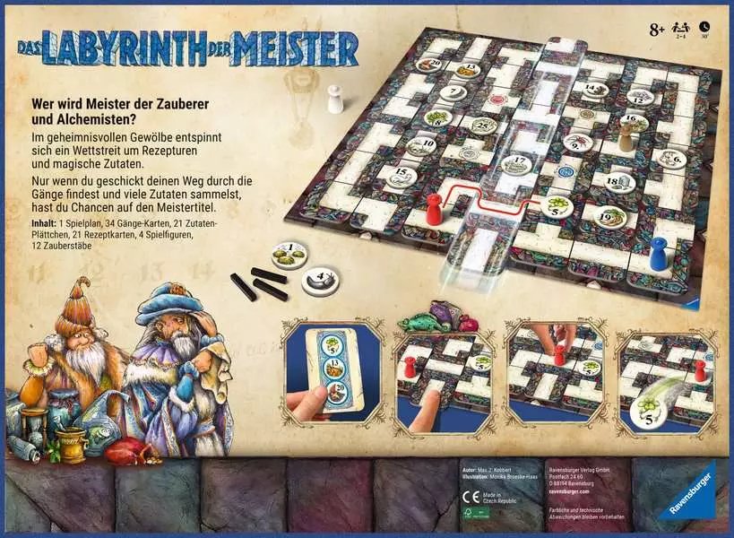 Ravensburger Labyrinth El Maestro, Juego De Mesa 22474