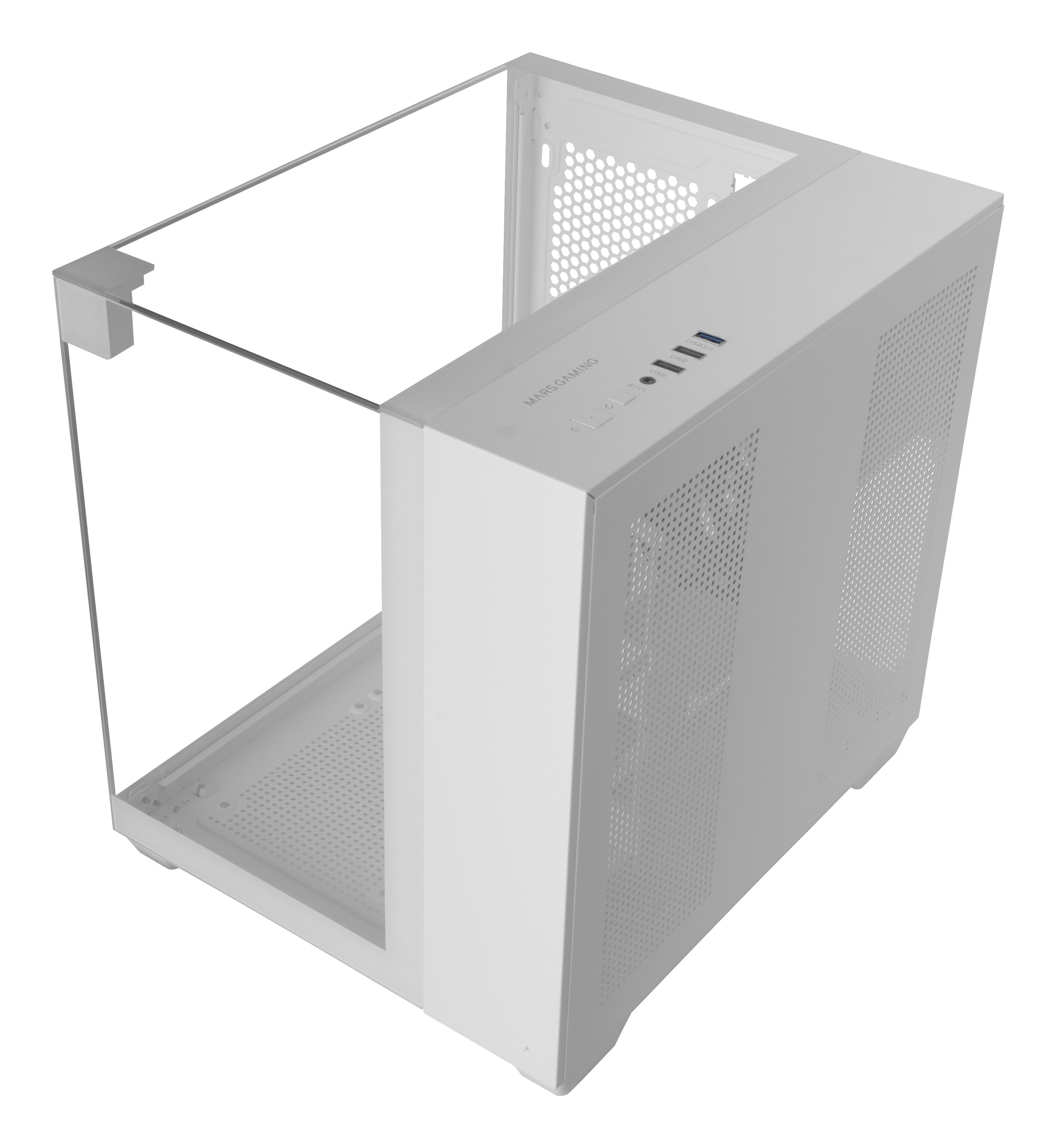 EAN 8435693109846 - Mars Gaming MC-VISIONMW Mini Tower Blanco imagen 1