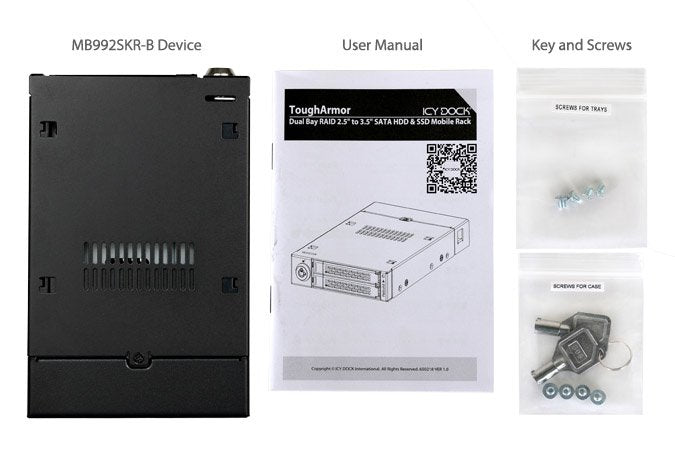 Marco Extraíble N Icy Dock Tougharmor Mb992skr-B Egro Mb992skr-B