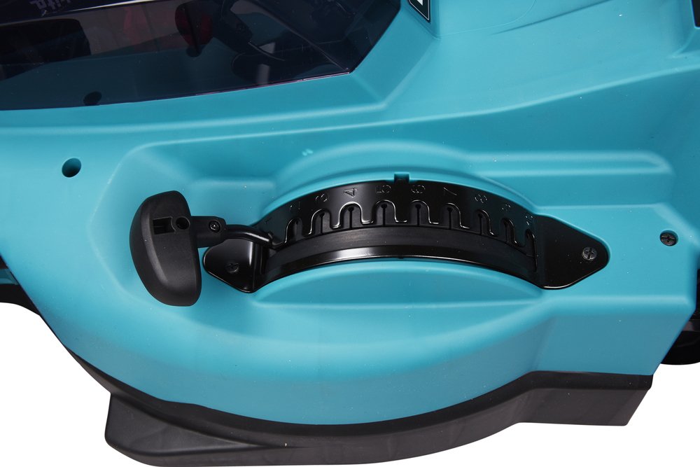EAN 0088381756631 - Makita DLM480Z cortadora de césped Cortacésped manual Batería Negro, Turquesa imagen 11