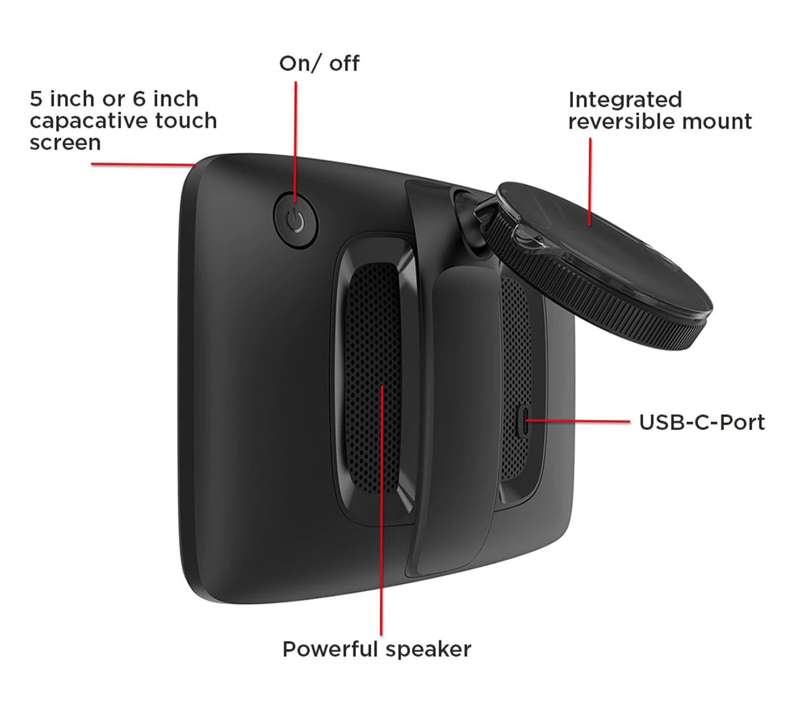 Tomtom Go Classic Navegador Fijo 17,8 Cm (7") Pantalla Táctil Negro