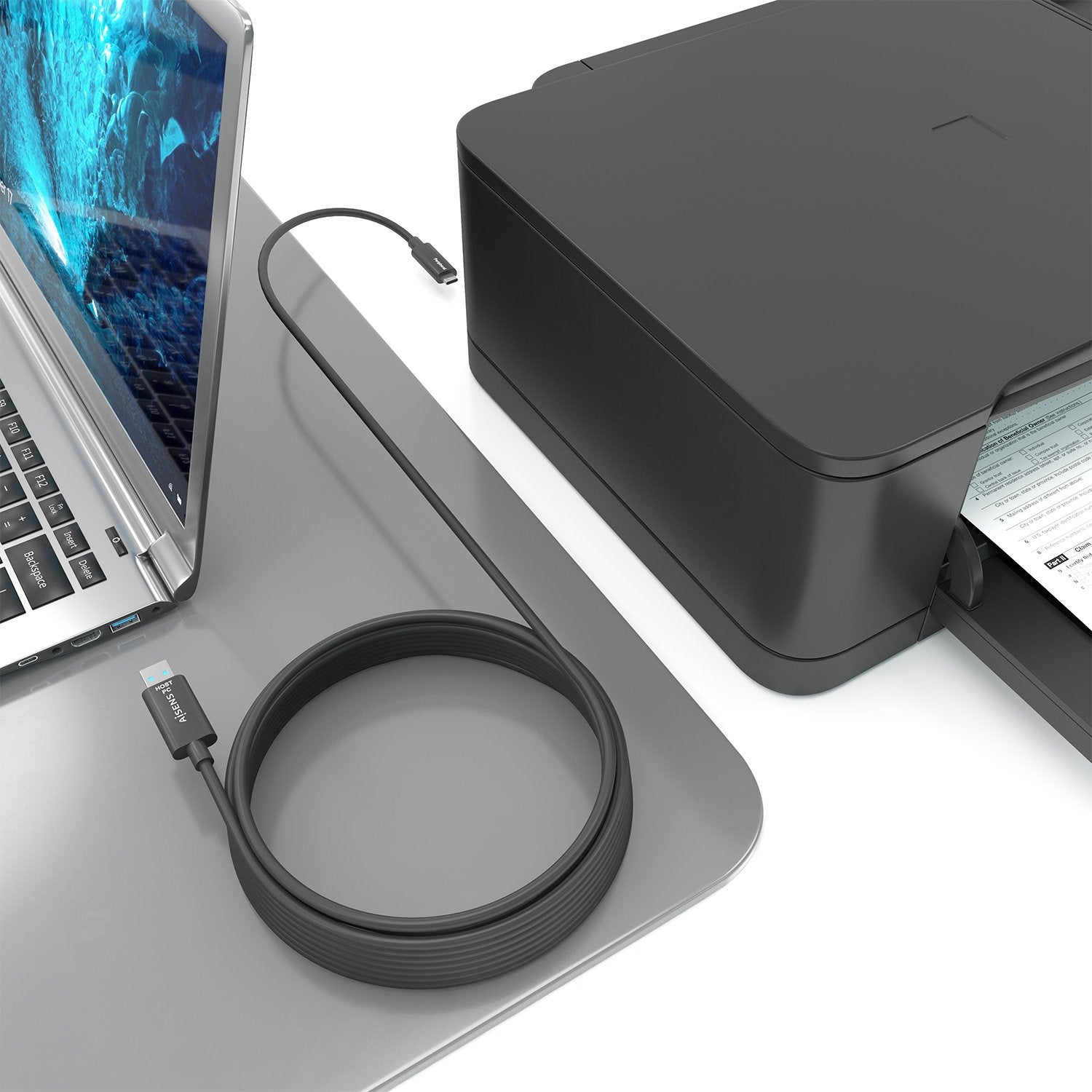 EAN 8435739902691 - AISENS A157-0925 cable USB USB 3.2 Gen 2 (3.1 Gen 2) 15 m 2 x USB A USB C Negro imagen 5