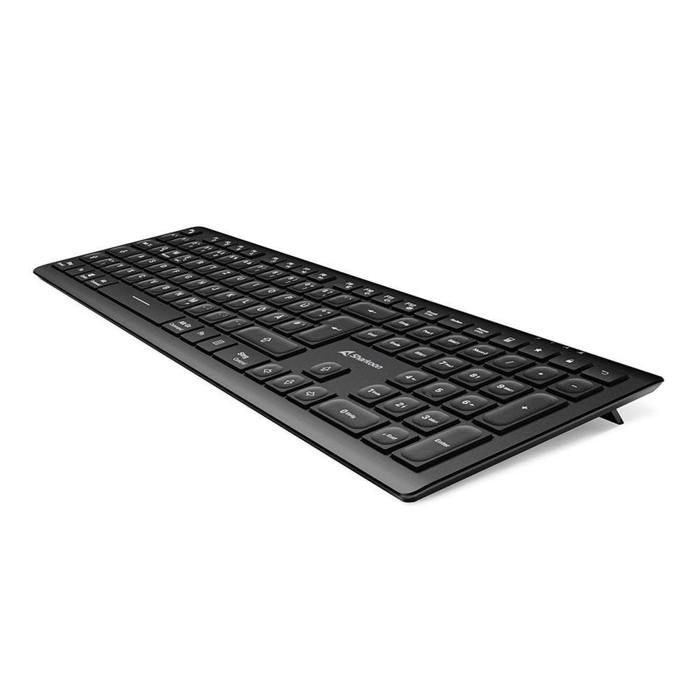 EAN 4044951042333 - Sharkoon OfficePal K30W bk teclado Hogar / Oficina USB QWERTZ Alemán Negro imagen 3