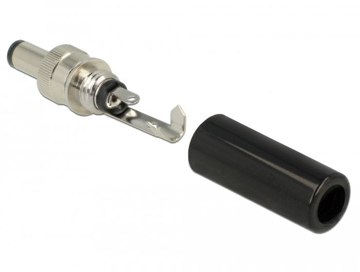 Delock Steckverbinder Dc 5,5 X 2,5 Mm Mit Länge 9,5 Mm Hohlstecker Lötversion