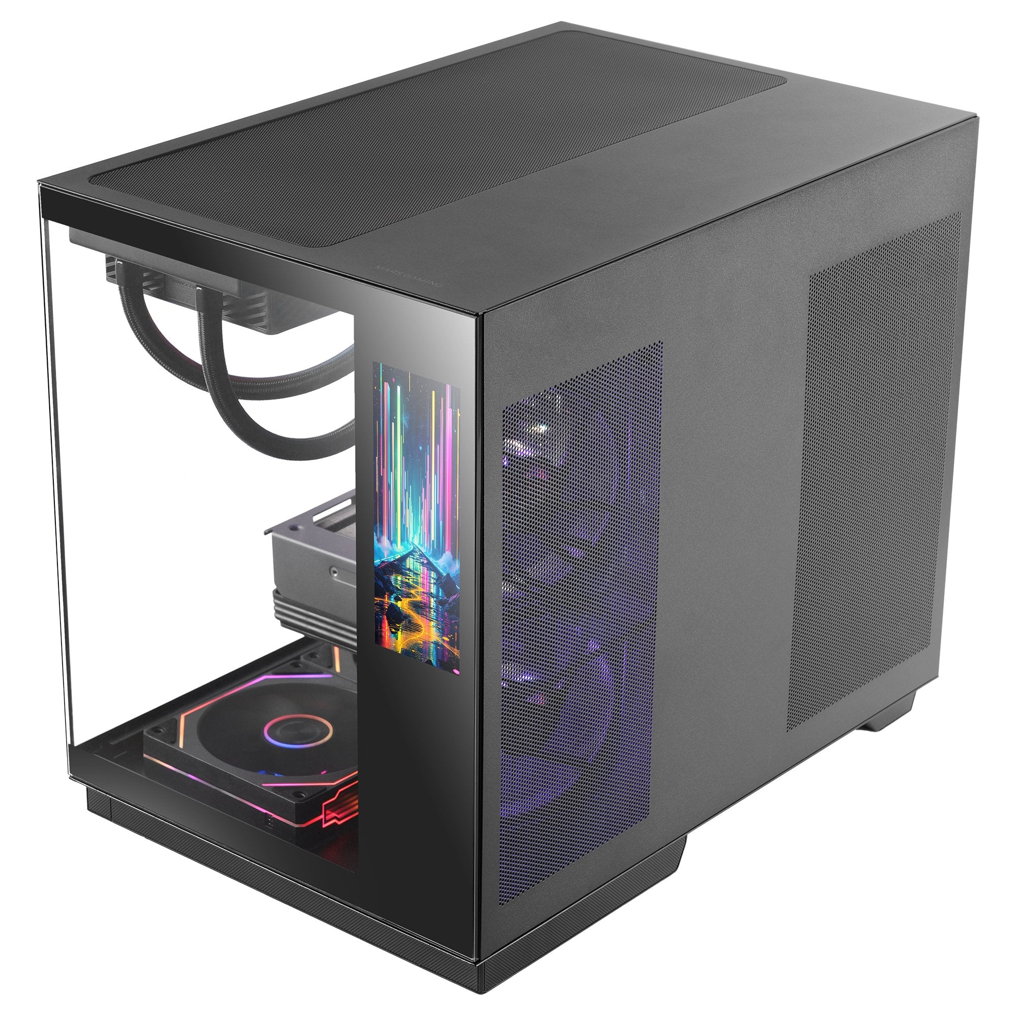 EAN 8435693112570 - Mars Gaming MCMIRAGE carcasa de ordenador Midi Tower Negro imagen 3
