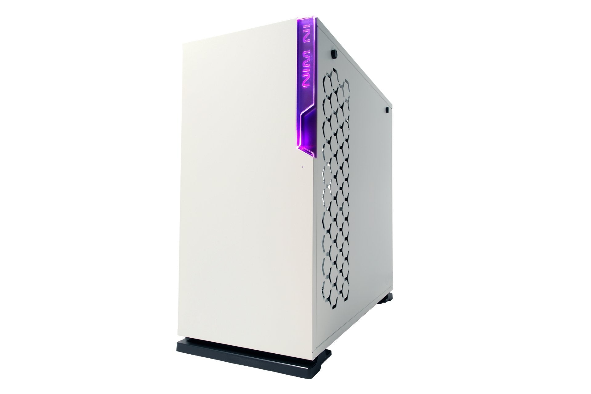 Caja Pc In Win Torre Atx 101c Blanco Usb 3.1 Tipo C Y Rgb/Lateral Cristal Templado 3mm 1aciaa--000040