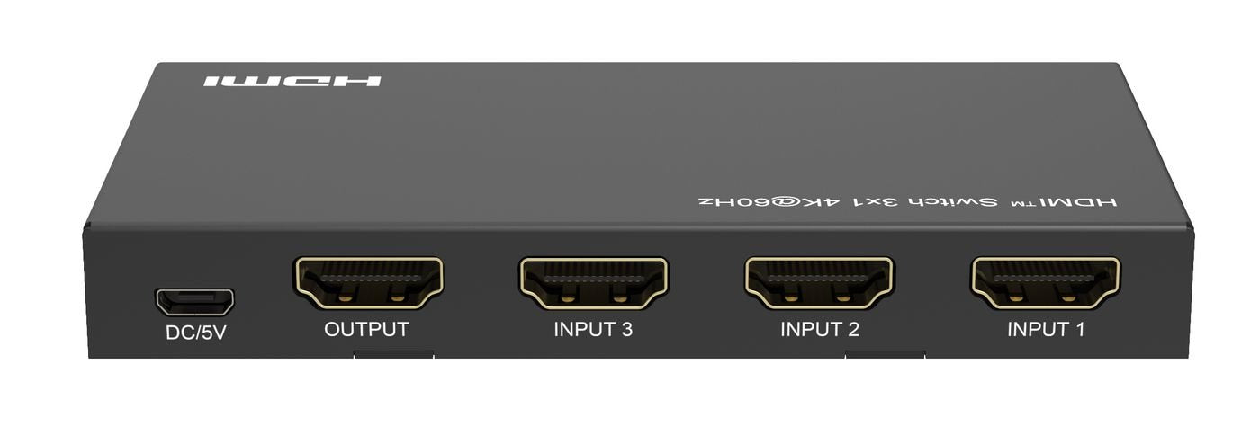 Microconnect Mc-Hdmiswitch0301-4k Interruptor De Video