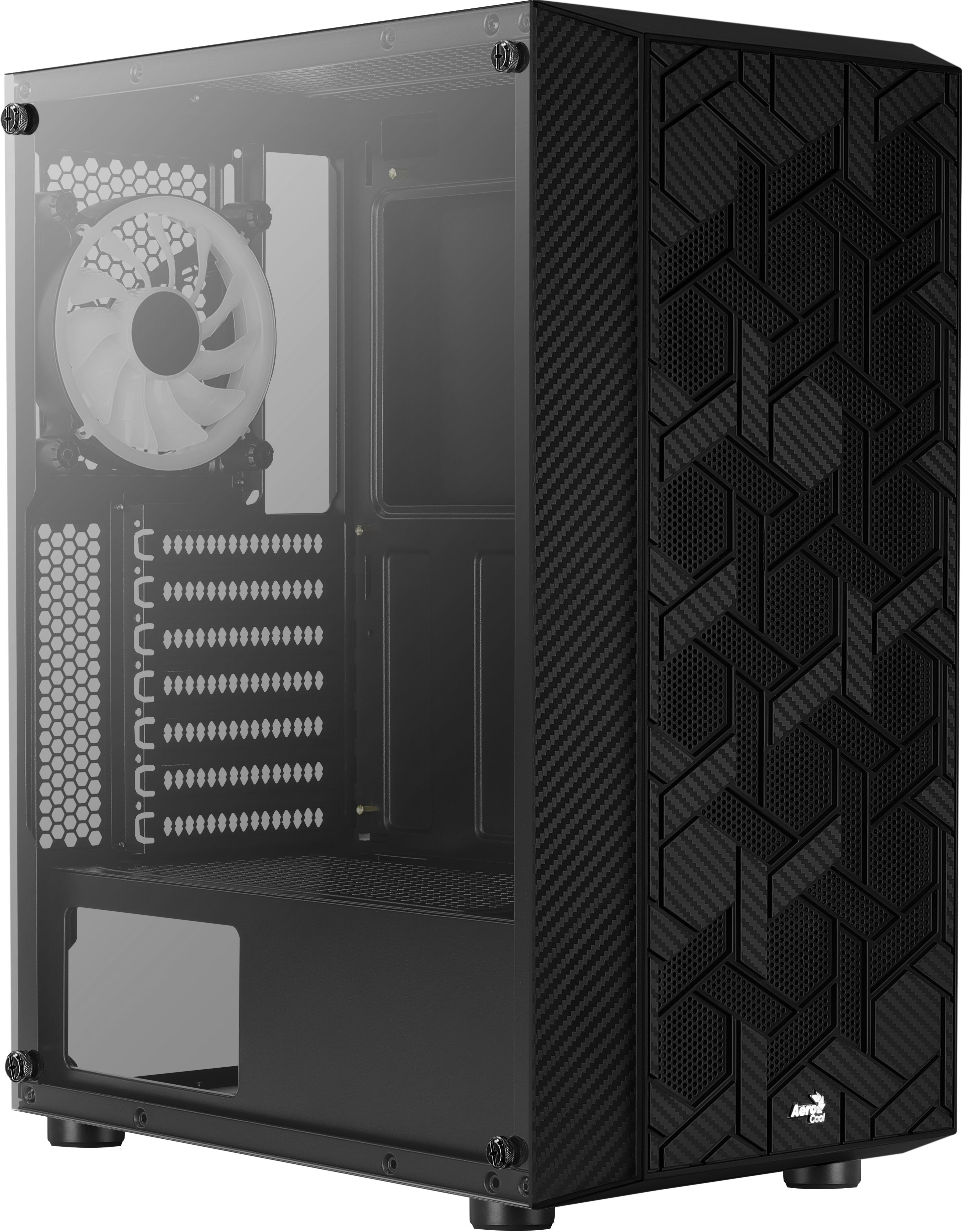Caja Gaming Semitorre Aerocool Hivebk