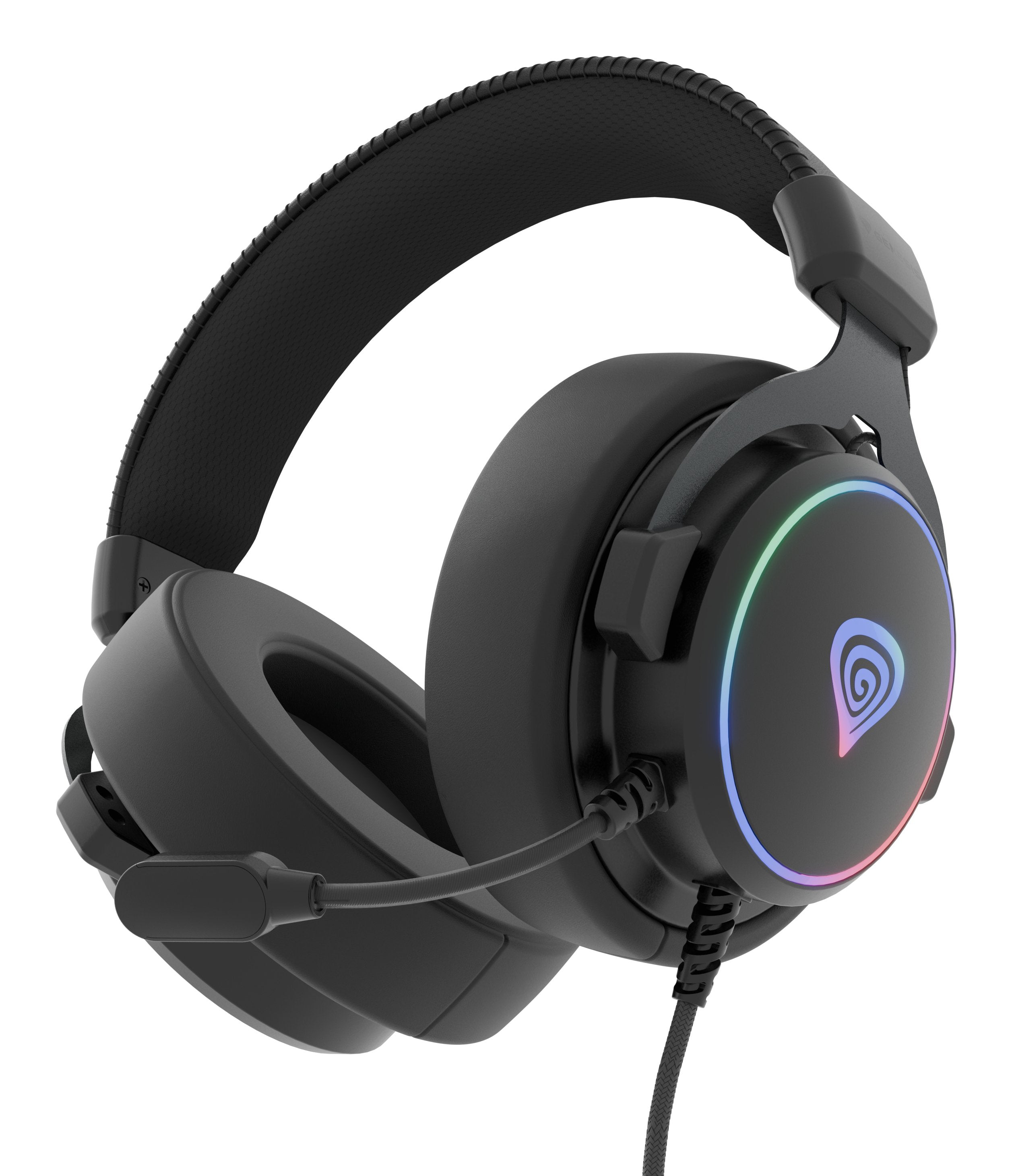 Auriculares Gaming Genesis 7.1 Usb Neon 764 Rgb Negro
