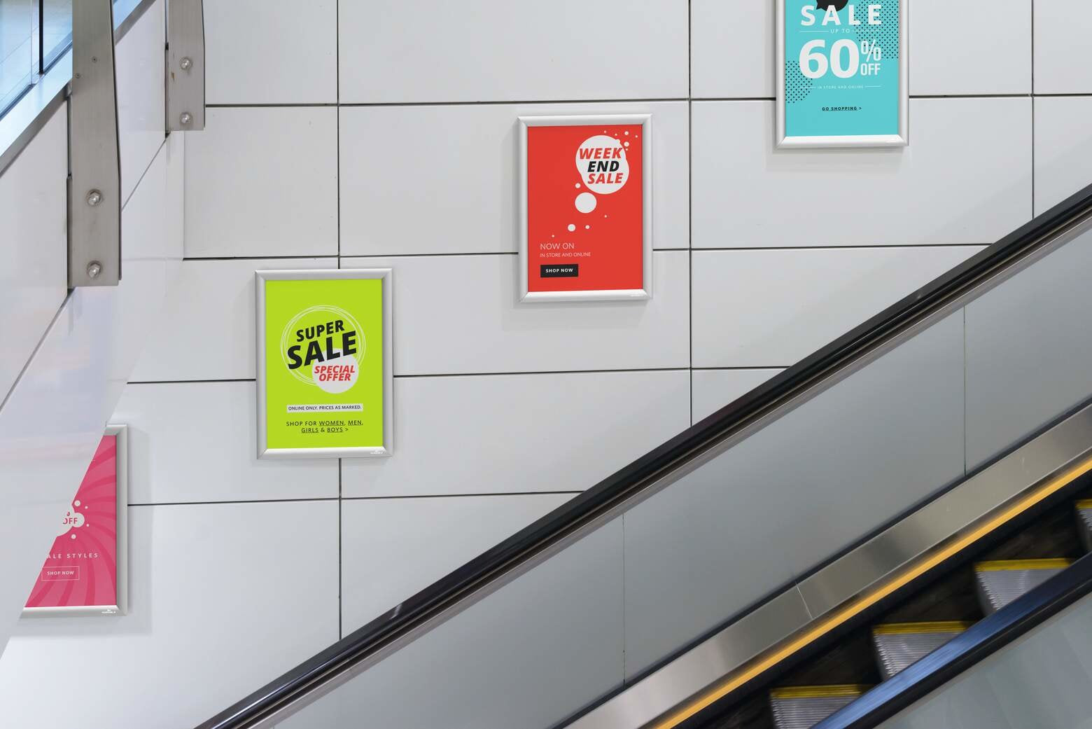 Marco A Presión Durable Aluminio A3 Plata