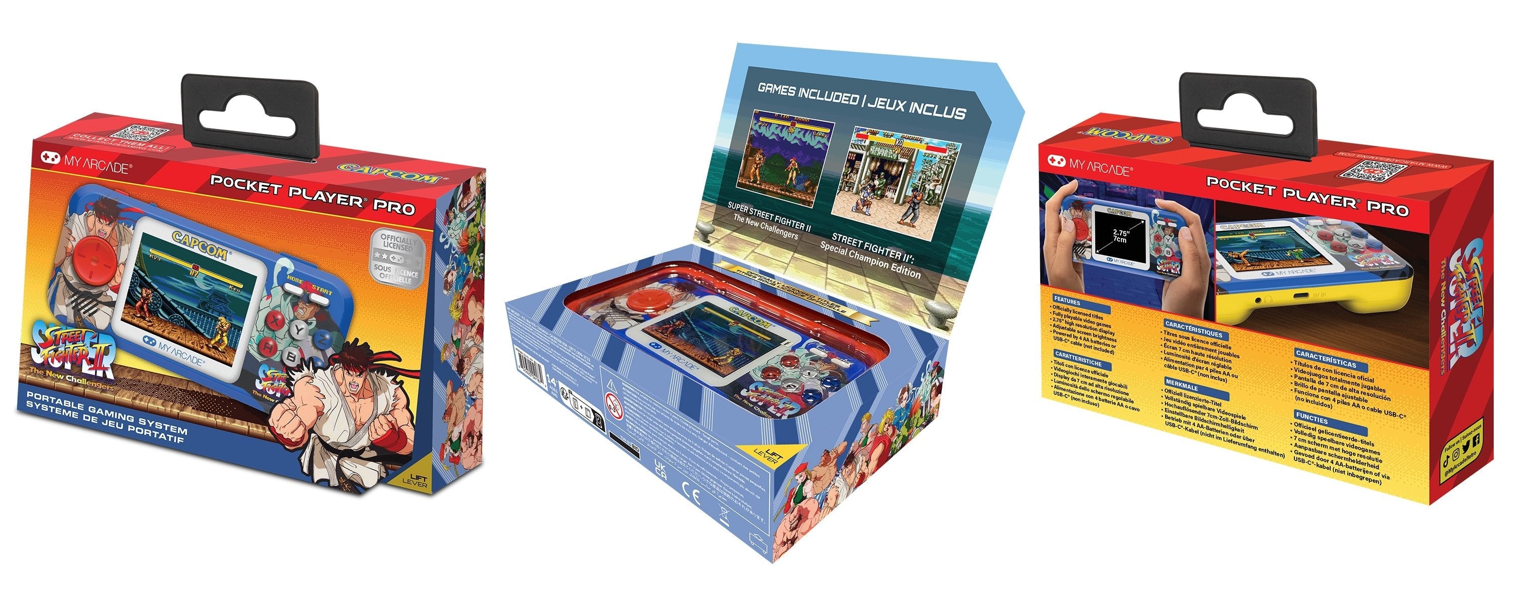 My Arcade Pocket Player Pro Super Street Fighter 2 Dgunl-4187