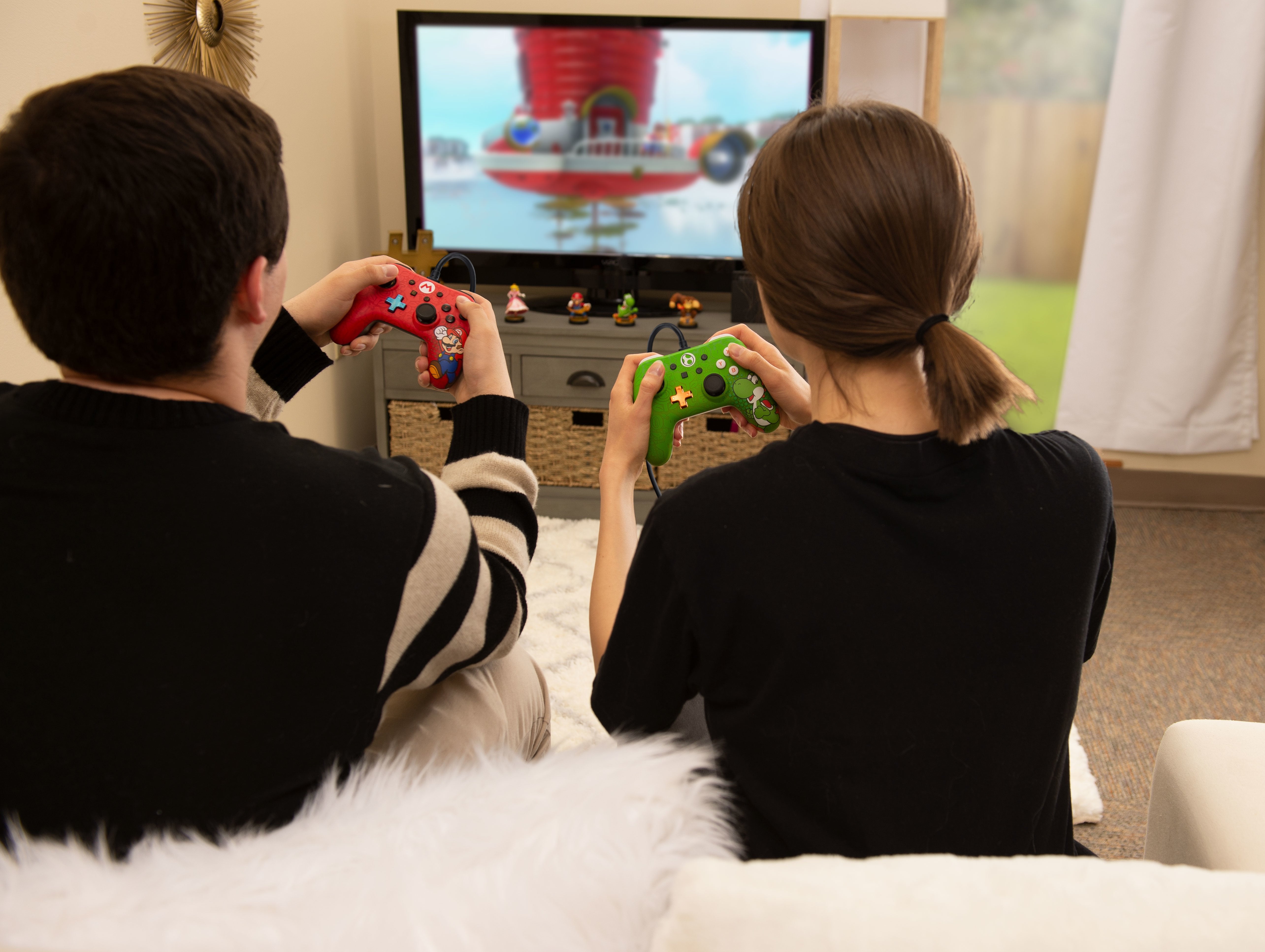 Mando Wired Controller Nintendo Switch Súper Mario Yoshi Usb 2.0 1.8m