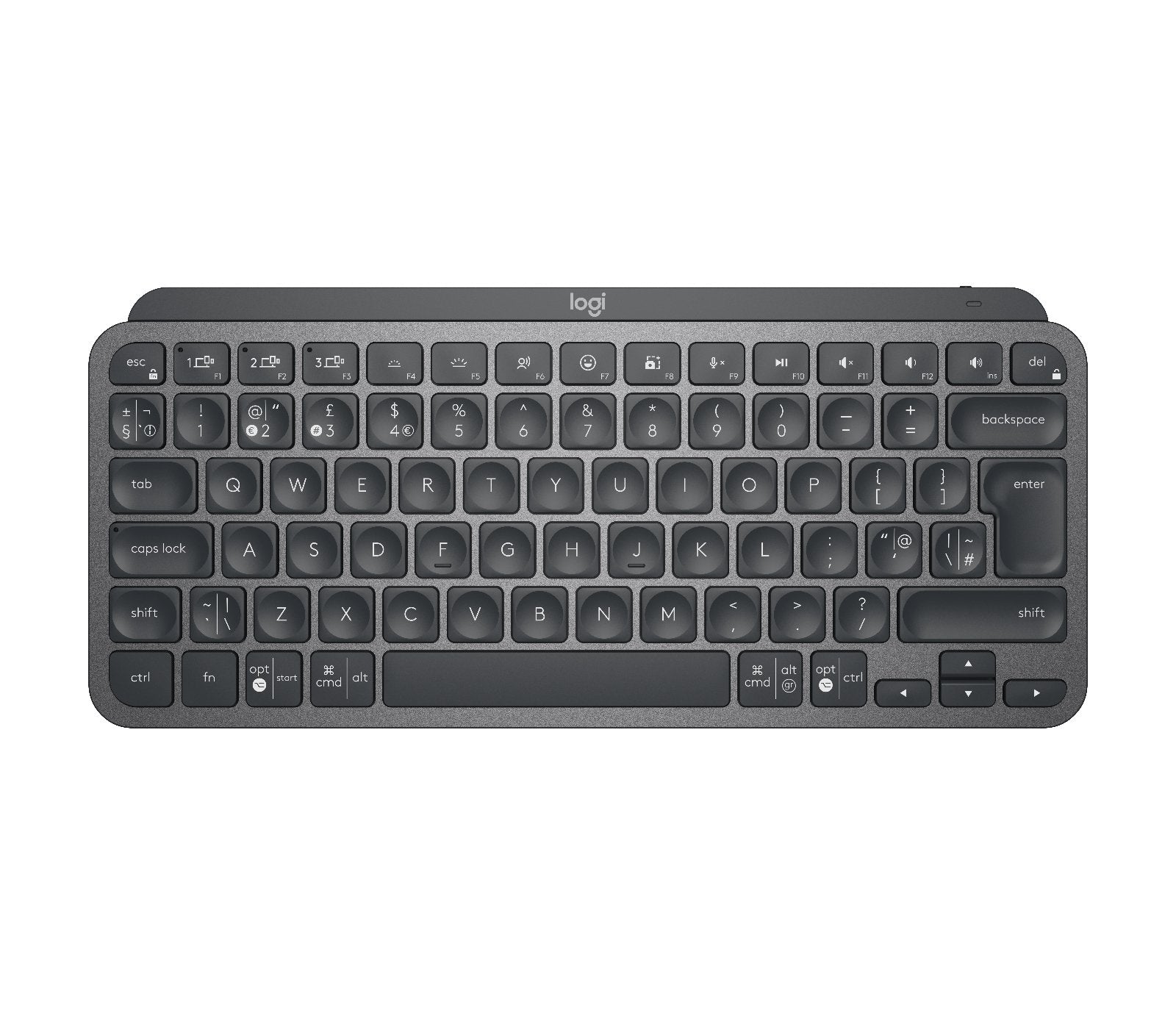 EAN 5099206098992 - Logitech 920-010495 teclado Universal RF Wireless + Bluetooth QWERTY Inglés del Reino Unido Grafito imagen 3
