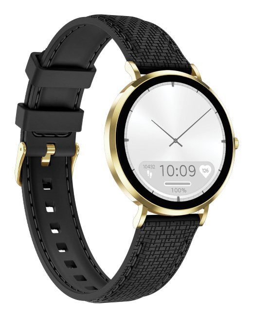 EAN 5908235979182 - MaxCom FW28 3,02 cm (1.19") AMOLED Digital 390 x 390 Pixeles Pantalla táctil Oro, Negro imagen 2