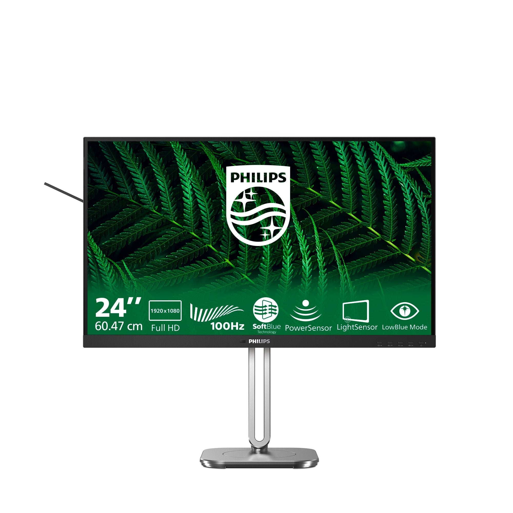 Monitor Philips 24b2g5200 00 23.8" Fhd Ips 75hz D-Sub Hdmi 1.4 Dp 1.2