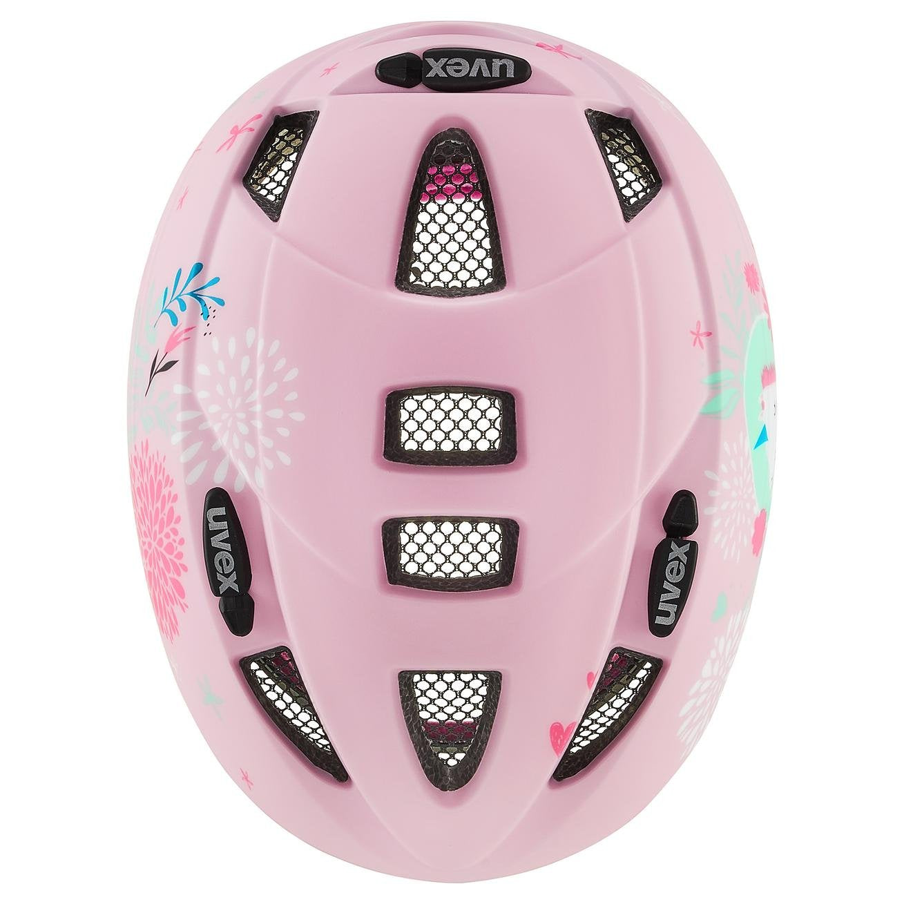Casco De Bicicleta Infantil Uvex Kid 2 Cc 46-52cm, Unicornio Rosa Mate