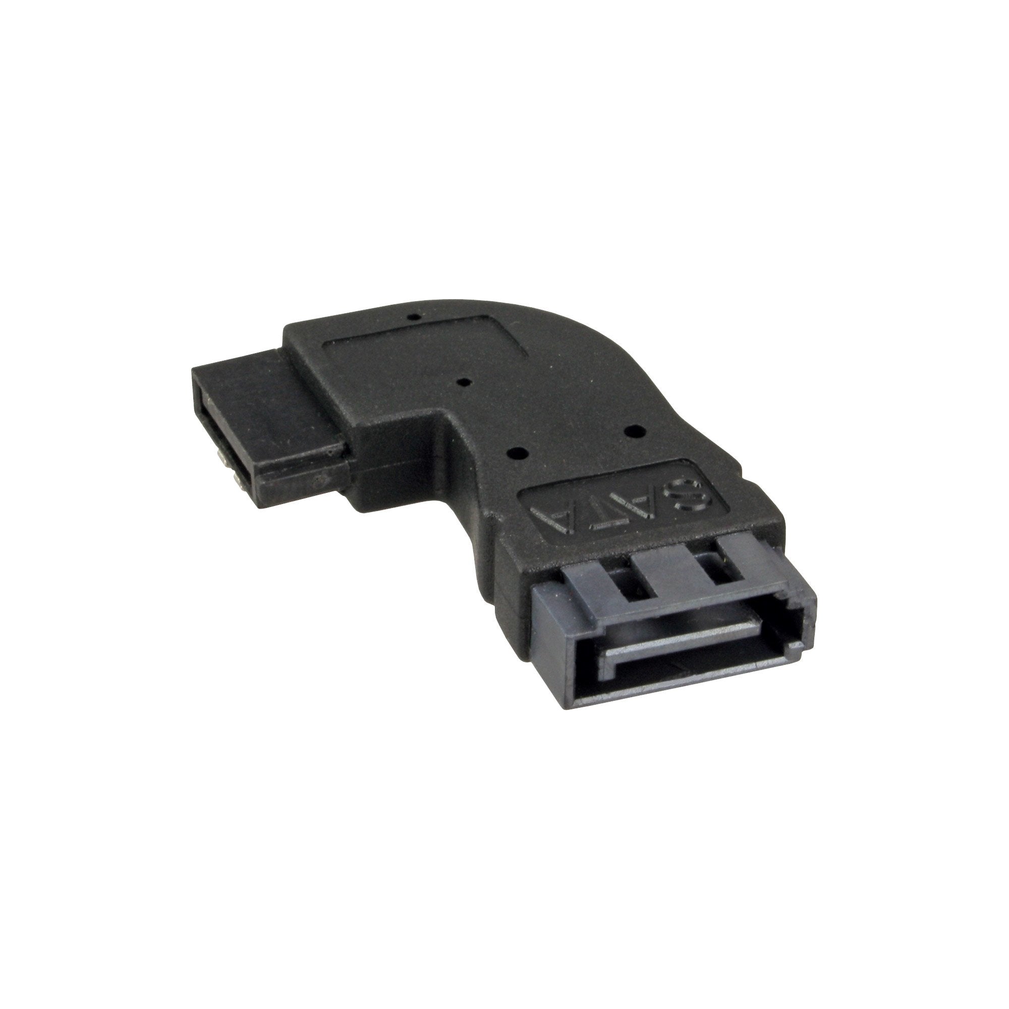 Adaptador Inline Sata Macho A Hembra En Ángulo Recto