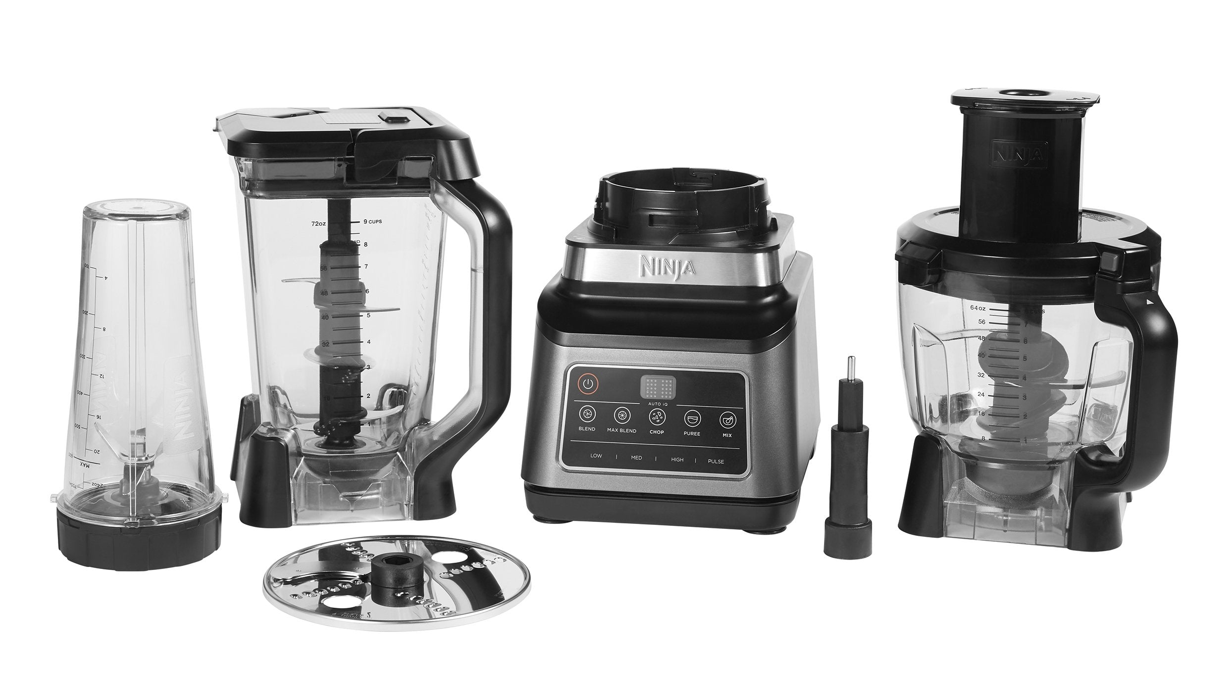 EAN 0622356235037 - Ninja BN800 robot de cocina 1200 W 1,8 L Negro, Plata imagen 8