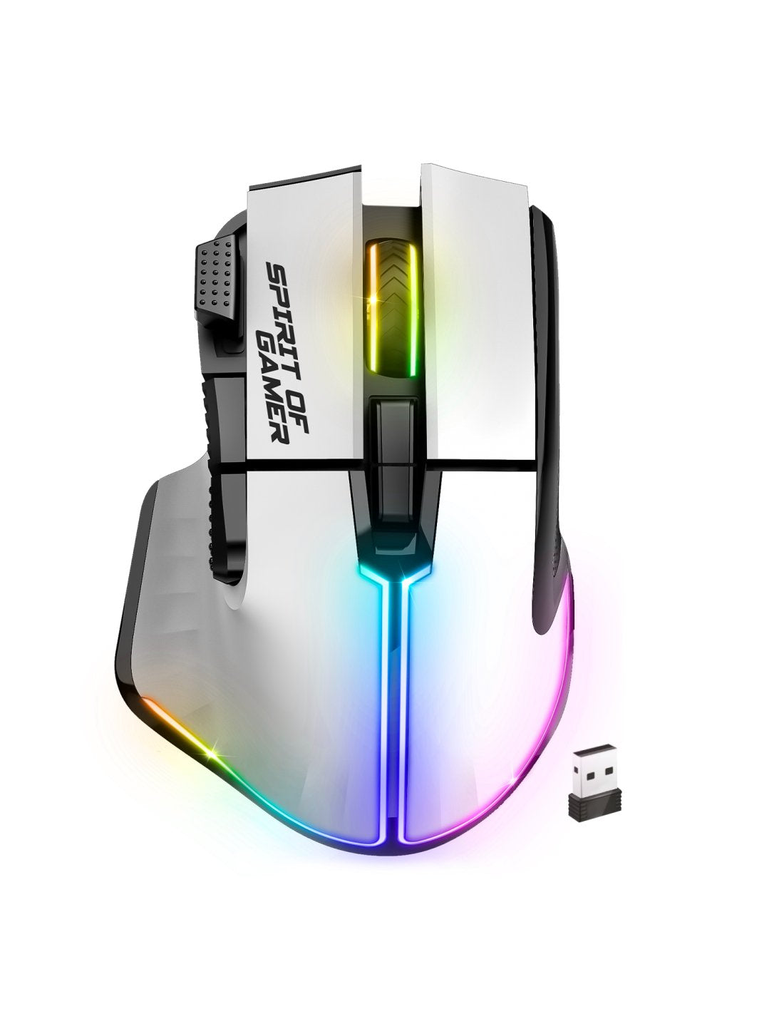 Ratón Spirit Of Gamer Inalambrico Pro M5 White