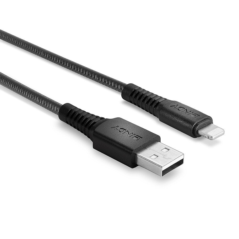 Lindy 31292 Cable De Conector Lightning 2 M Negro
