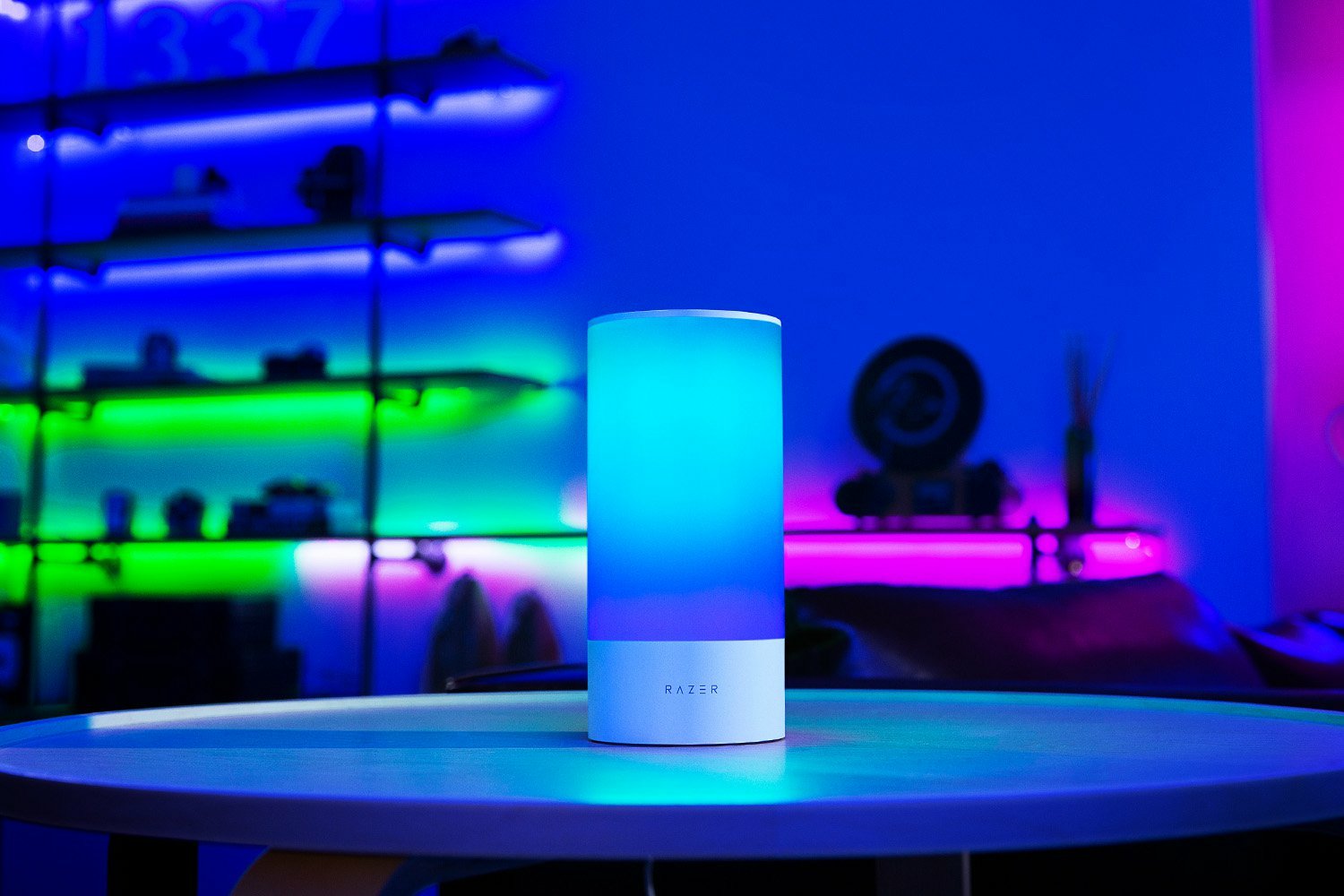 EAN 8887910000090 - Razer Aether Lamp Pro Lámpara de mesa inteligente Wi-Fi imagen 2