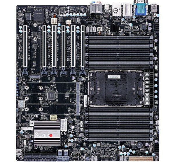 EAN 672042513550 - Supermicro MBD-X13SWA-TF Intel W790 LGA 4677 (Socket E) ATX extendida imagen 1