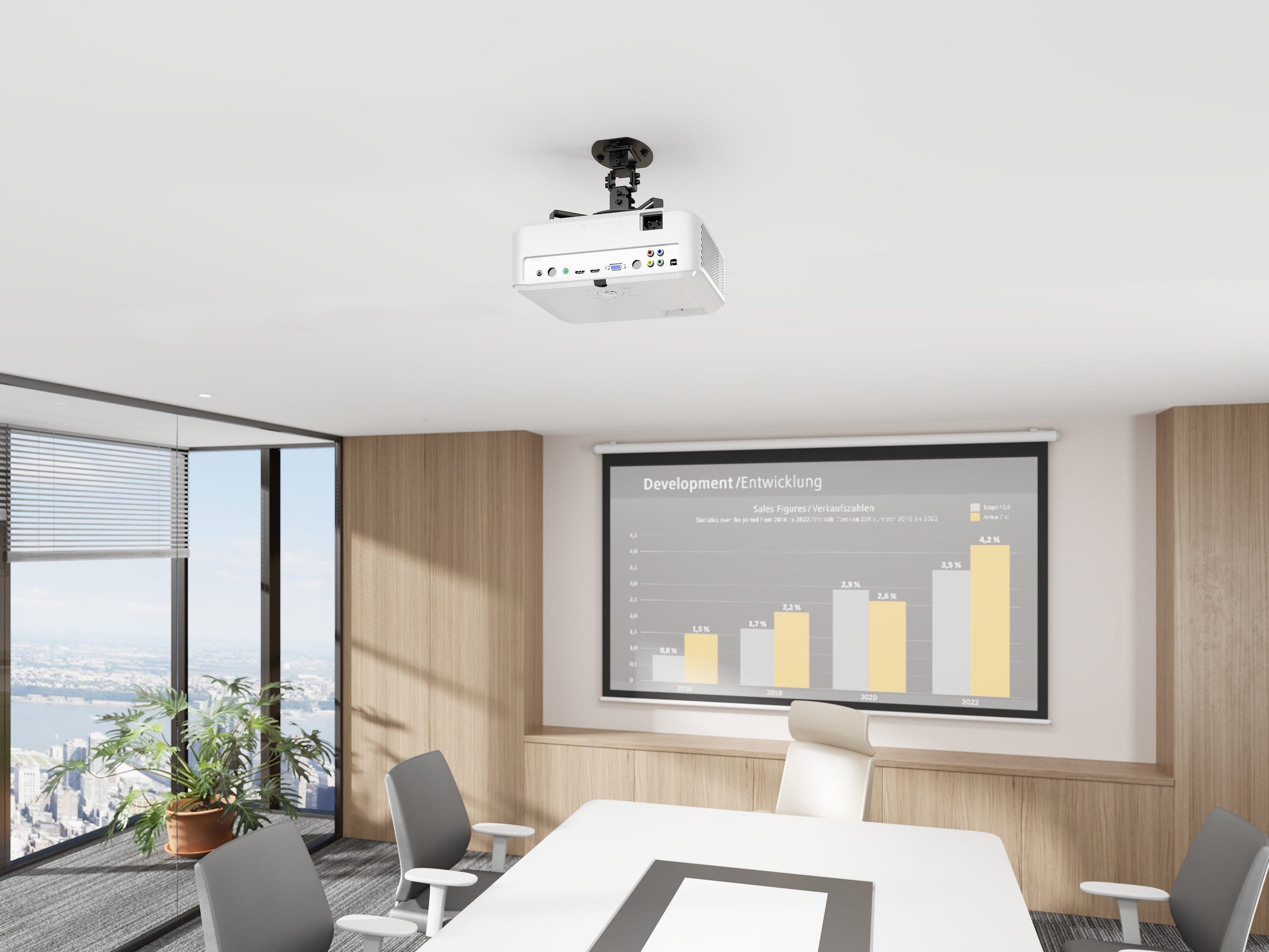 Equip Beamer Deckenhalterung Universal Bis 13.5kg Negro Retail